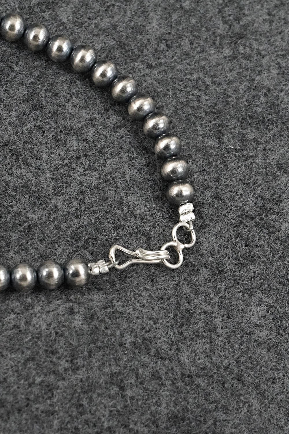 Turquoise & Sterling Silver Necklace - Jeremy Delgarito