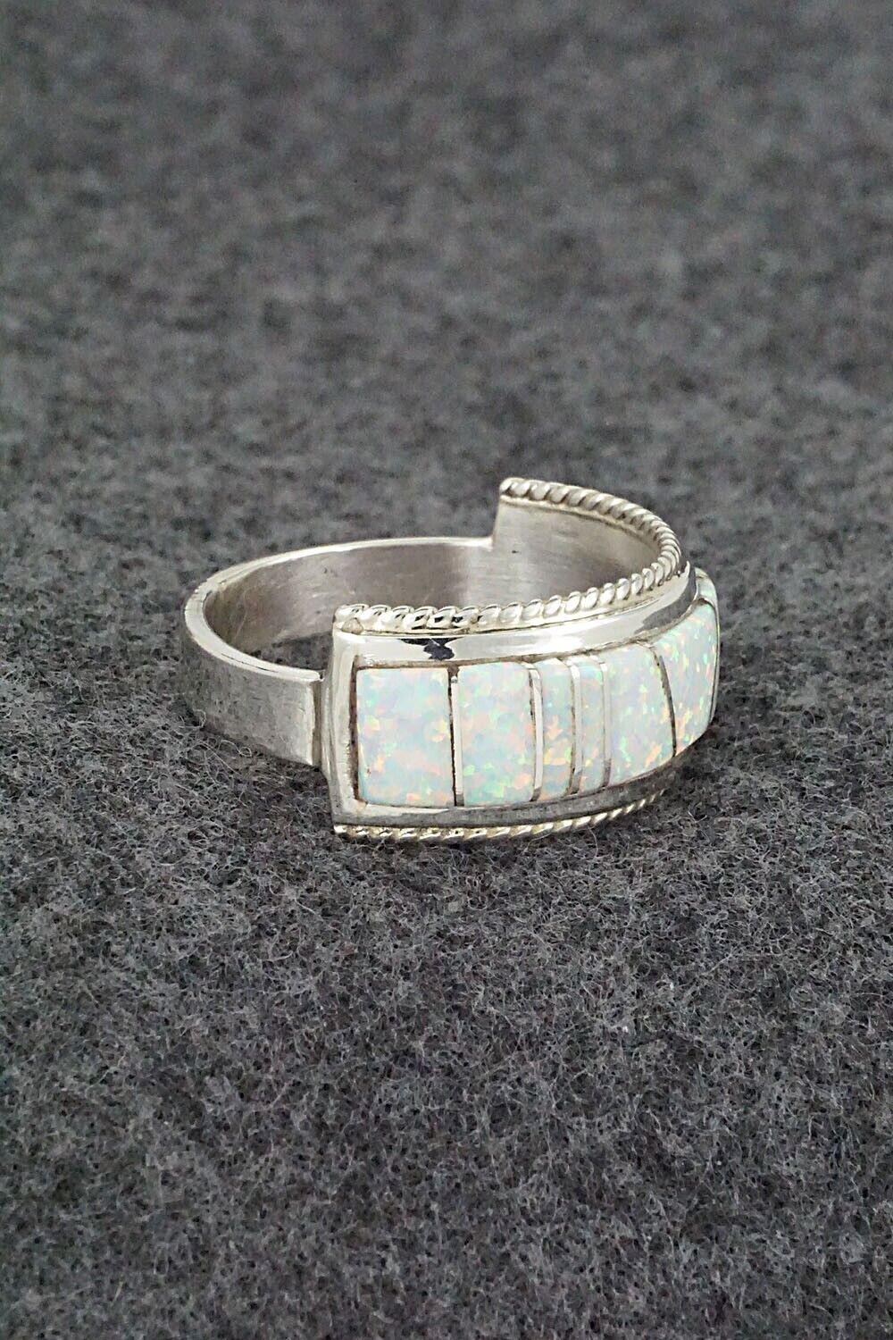 Opalite & Sterling Silver Ring - Deirdre Luna Panteah - Size 12