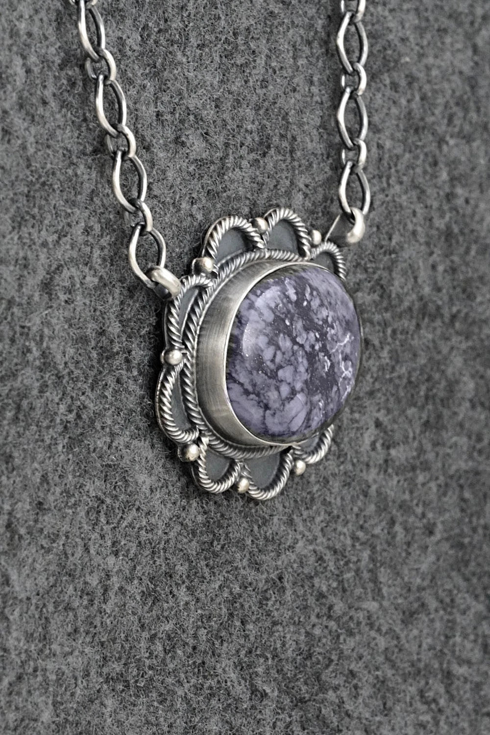 Morado & Sterling Silver Necklace - Darrin Livingston