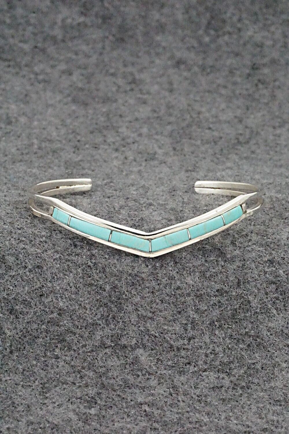 Turquoise & Sterling Silver Bracelet - Jamie Johnson