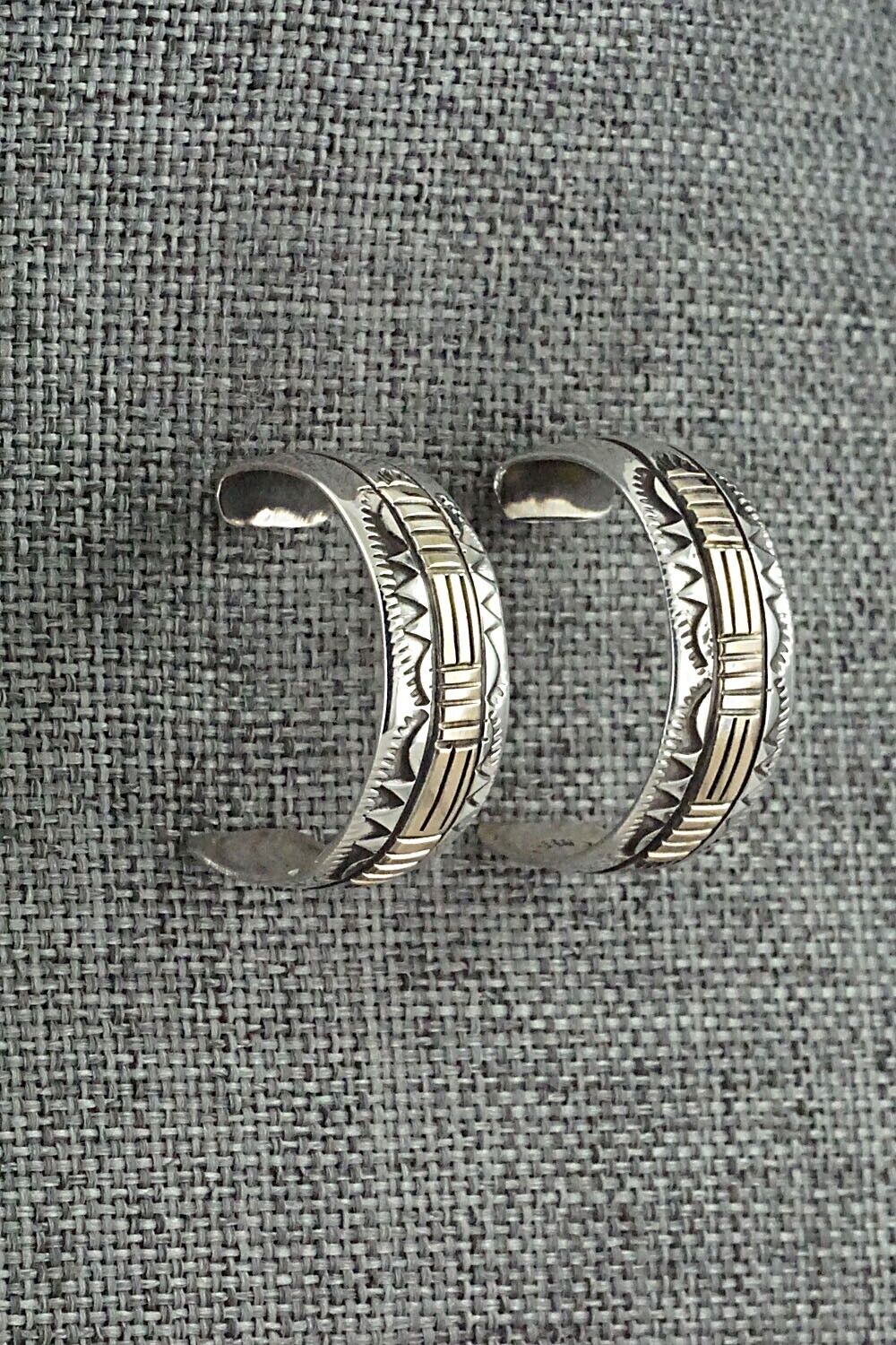 Sterling Silver & Gold Fill Hoop Earrings - Bruce Morgan