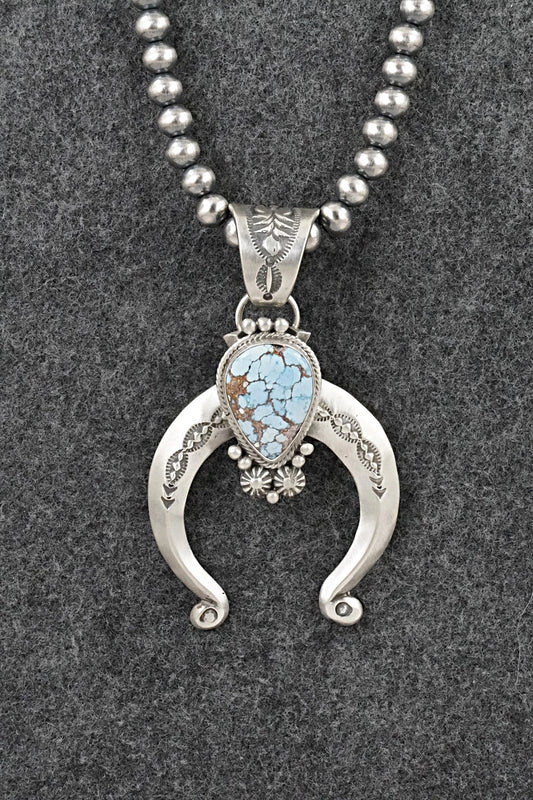 Turquoise & Sterling Silver Necklace - Samuel Yellowhair
