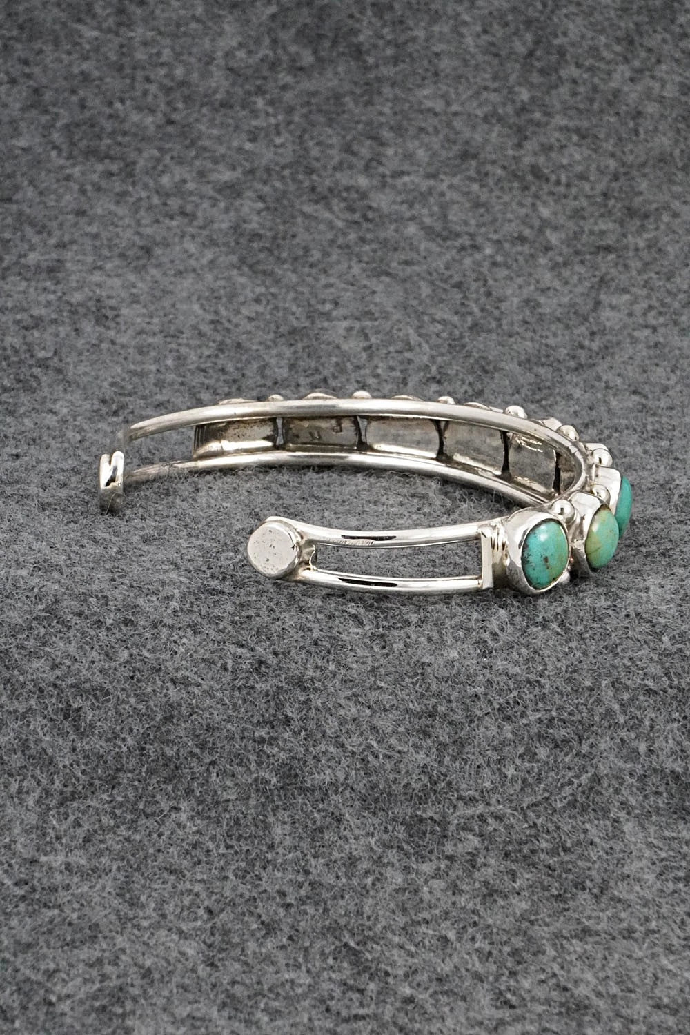 Turquoise & Sterling Silver Bracelet - Priscilla Reeder