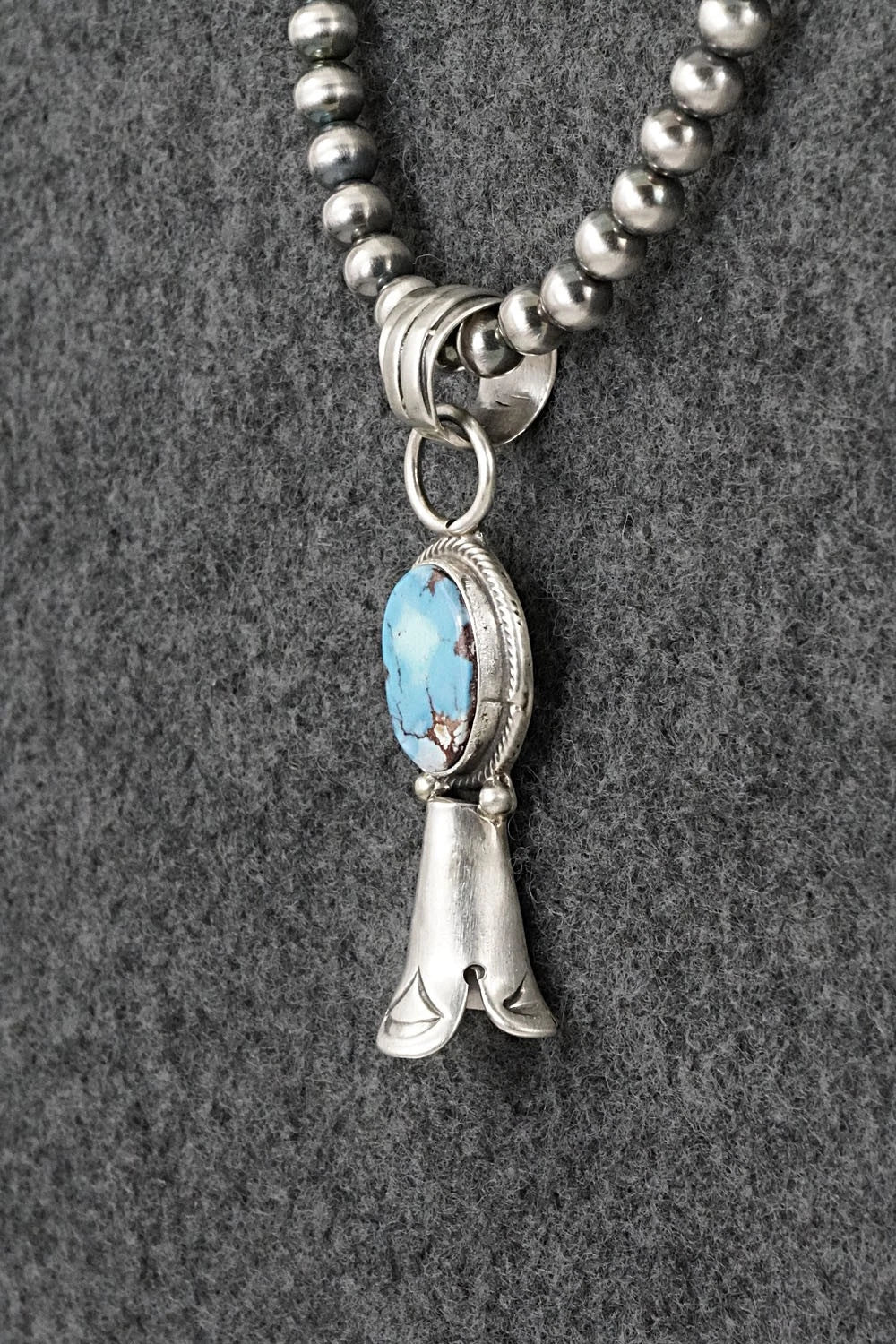 Turquoise & Sterling Silver Necklace - Sharon McCarthy
