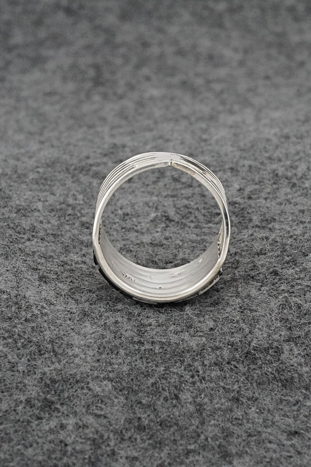 White Buffalo & Sterling Silver Ring - Jamie Johnson - Size 9