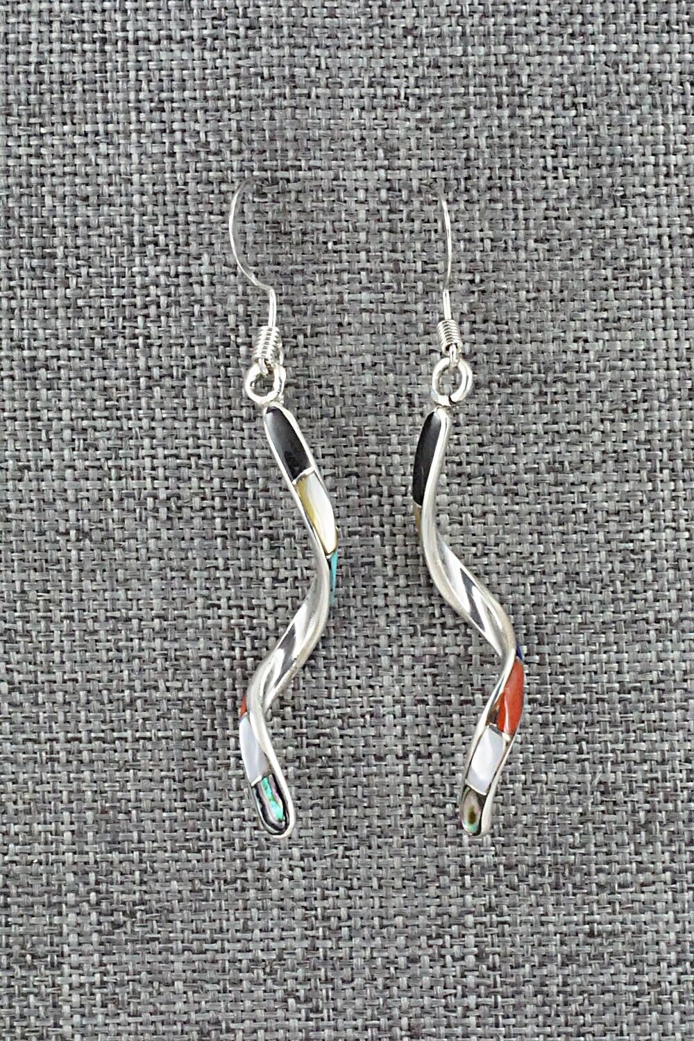 Multi Stone & Sterling Silver Earrings - Ira Johnson