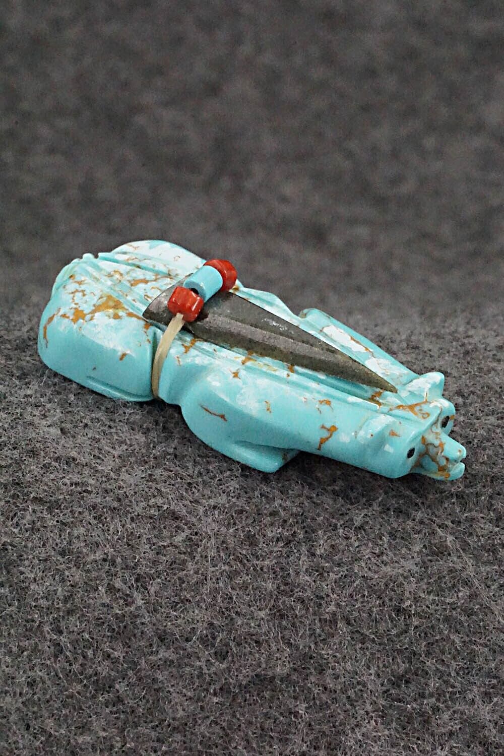 Badger Zuni Fetish Carving - Alex Tsethlikai