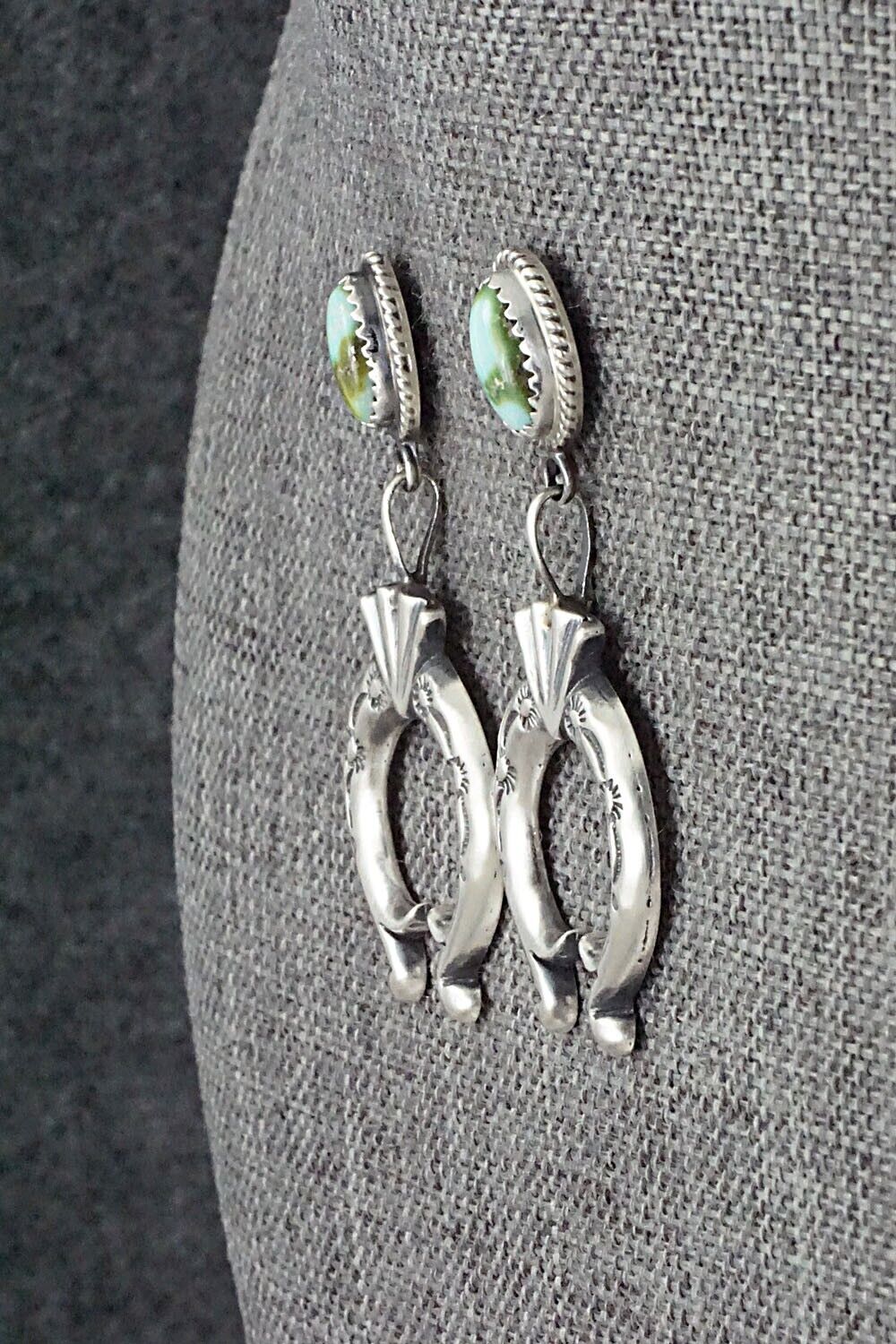 Turquoise & Sterling Silver Earrings - Paige Gordon