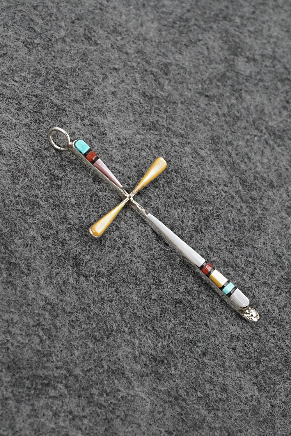 Multi-Stone & Sterling Silver Pendant - Sylvester Noche