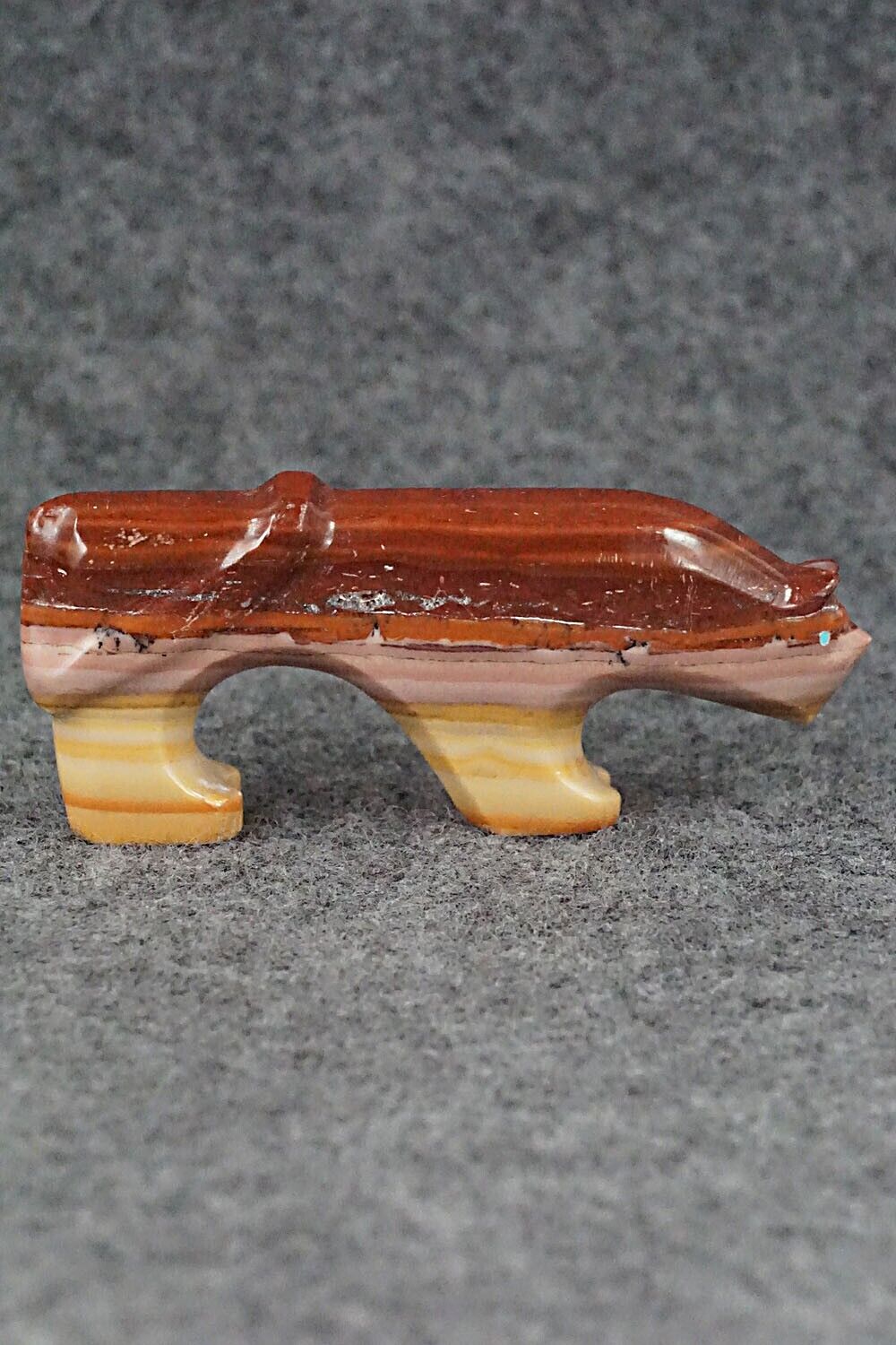 Mountain Lion Zuni Fetish Carving - Jonathan Natewa