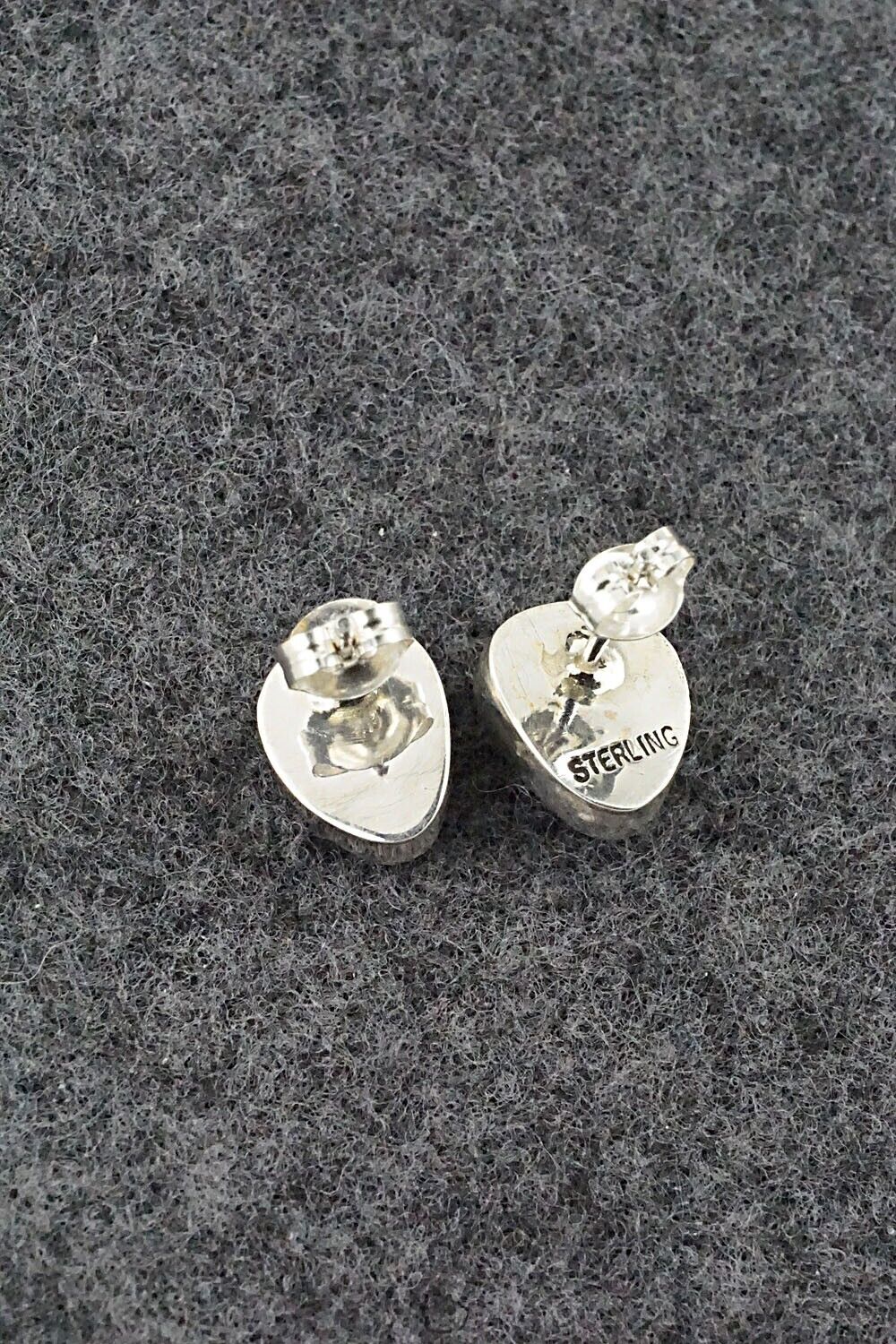 Turquoise & Sterling Silver Earrings - Marco Begaye
