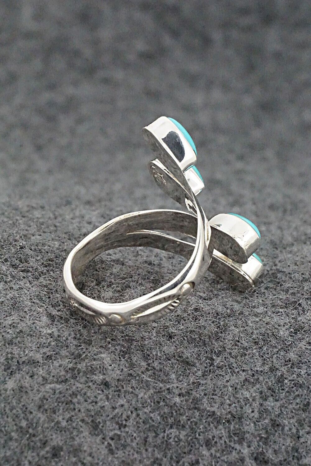 Turquoise & Sterling Silver Ring - Thomas Yazzie - Size 9