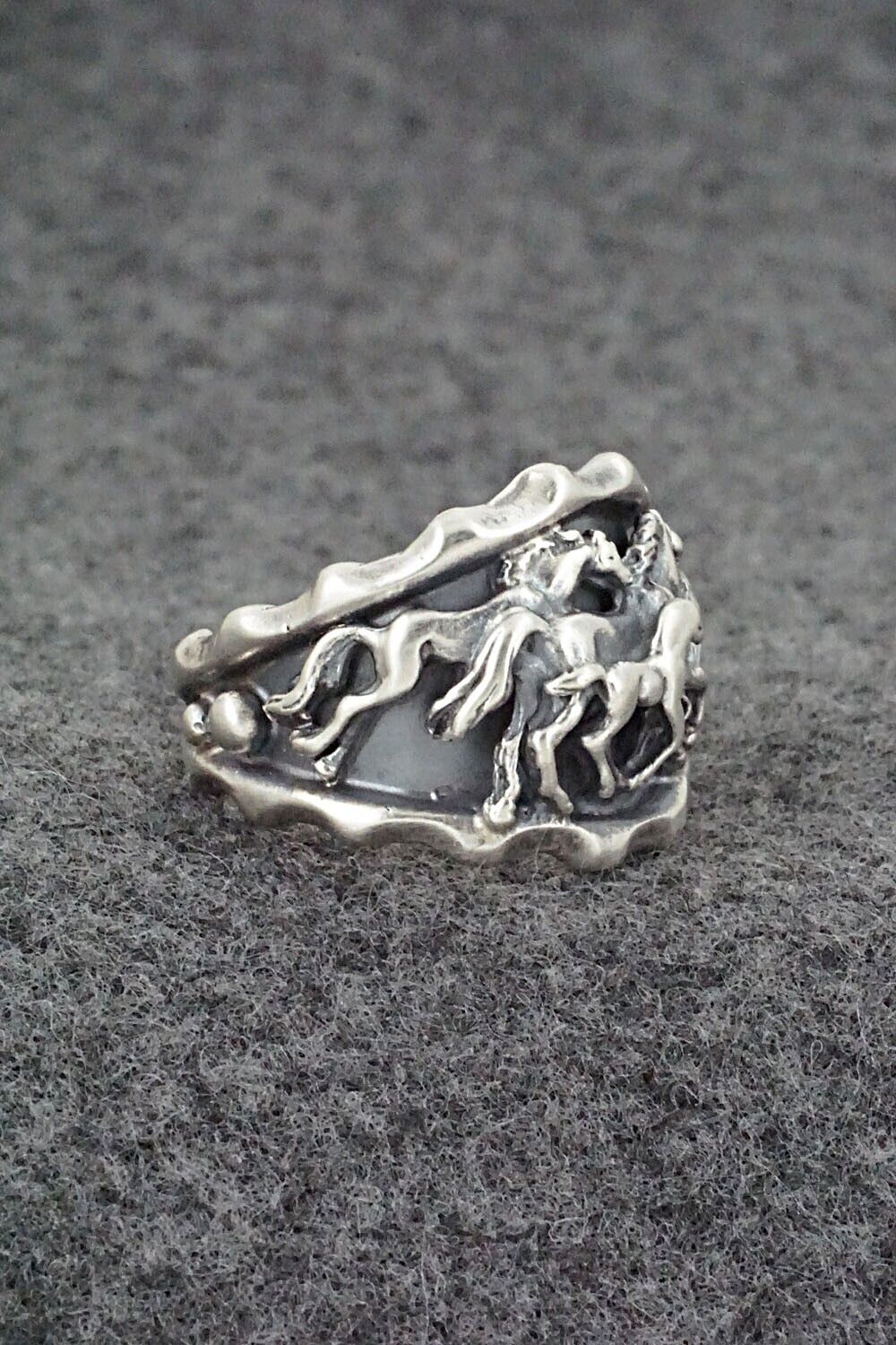 Sterling Silver Ring - Genevieve Francisco - Size 9.5