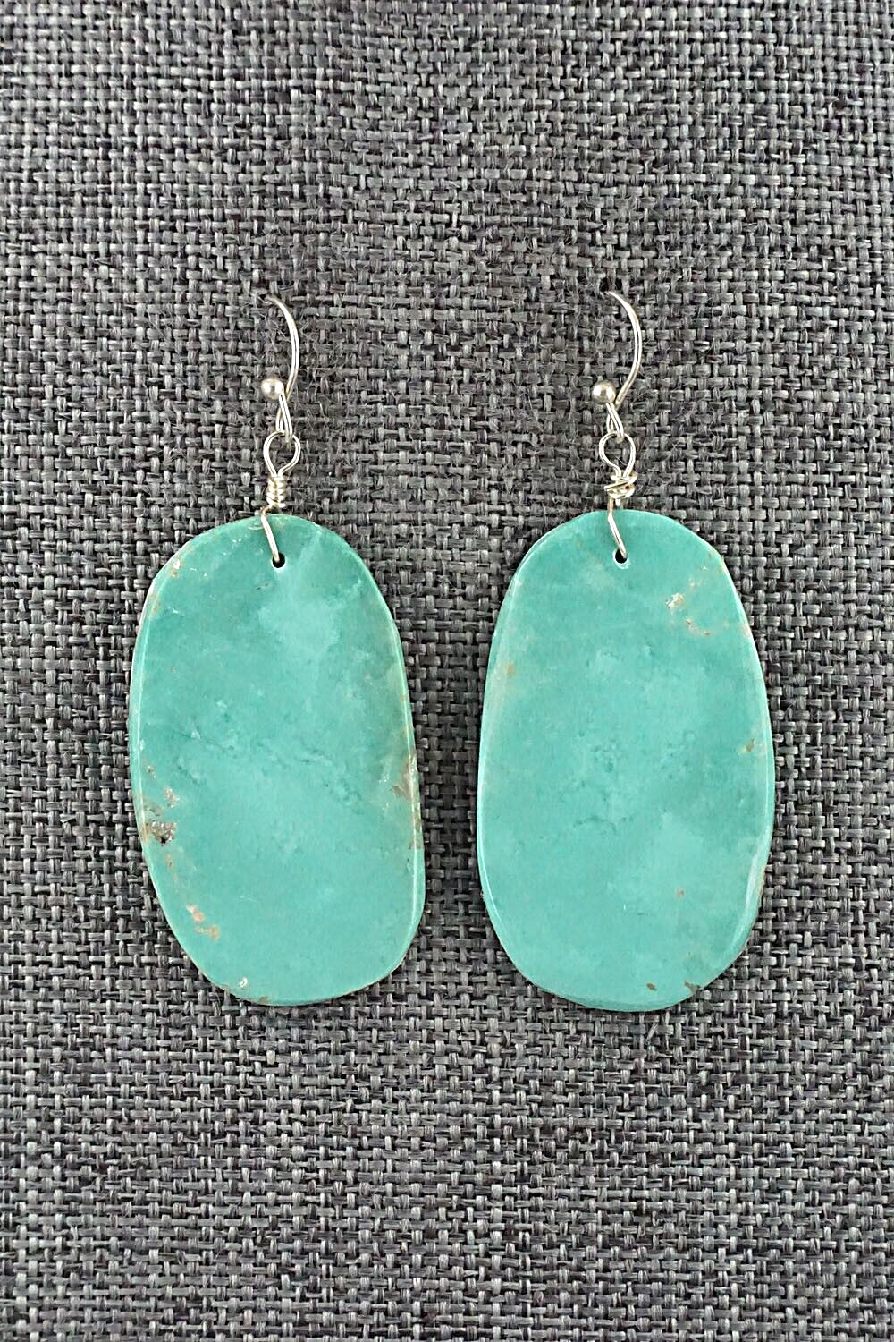 Turquoise & Sterling Silver Earrings - Joe Garcia