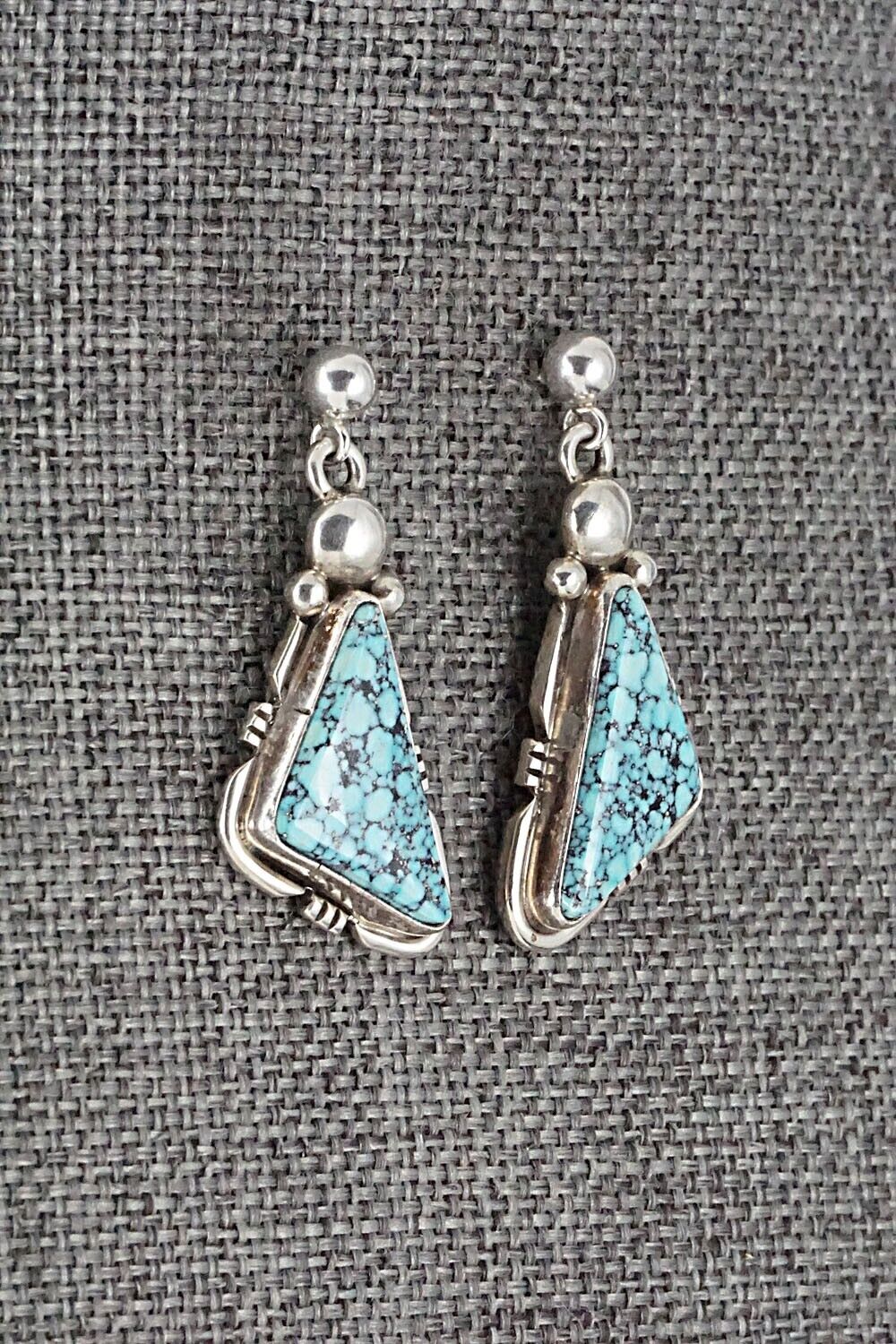 Turquoise & Sterling Silver Pendant and Earrings Set - Oliver Smith