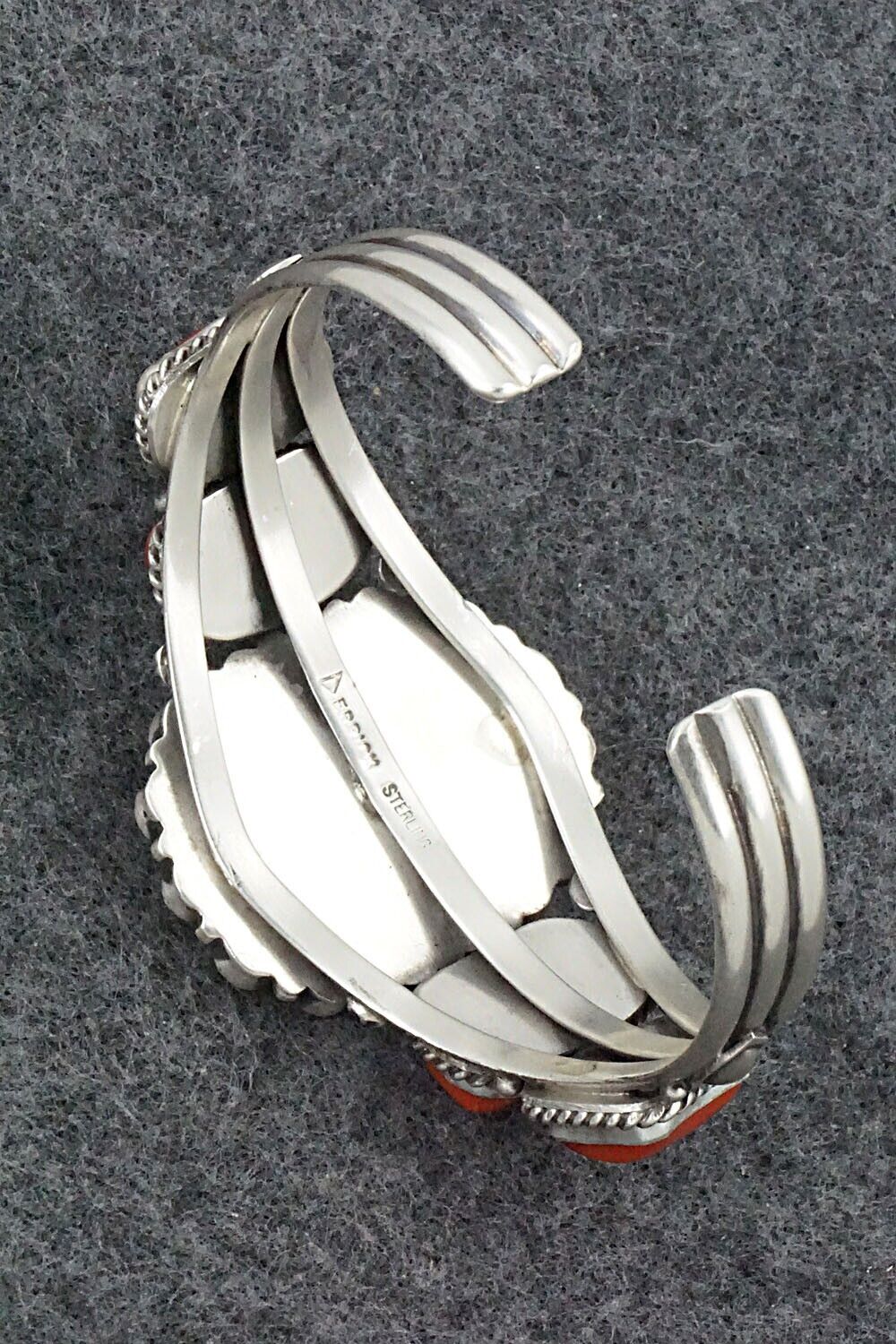 Coral & Sterling Silver Bracelet - Derrick Gordon