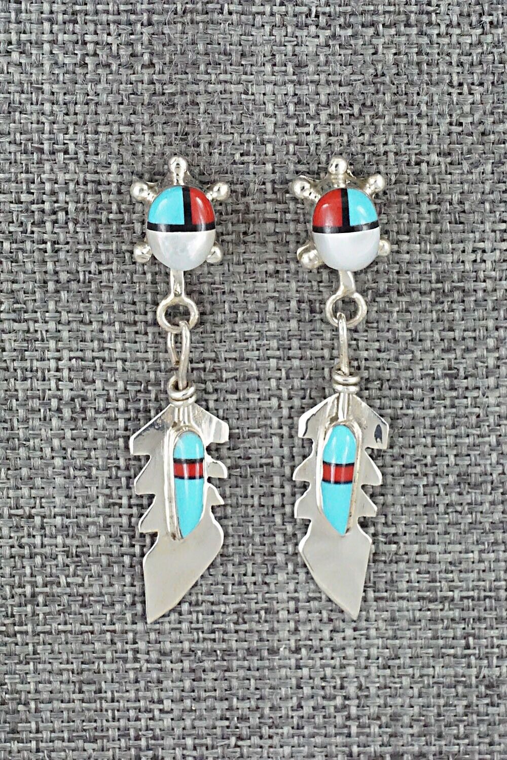 Multi-Stone & Sterling Silver Earrings - Maggie Bedah