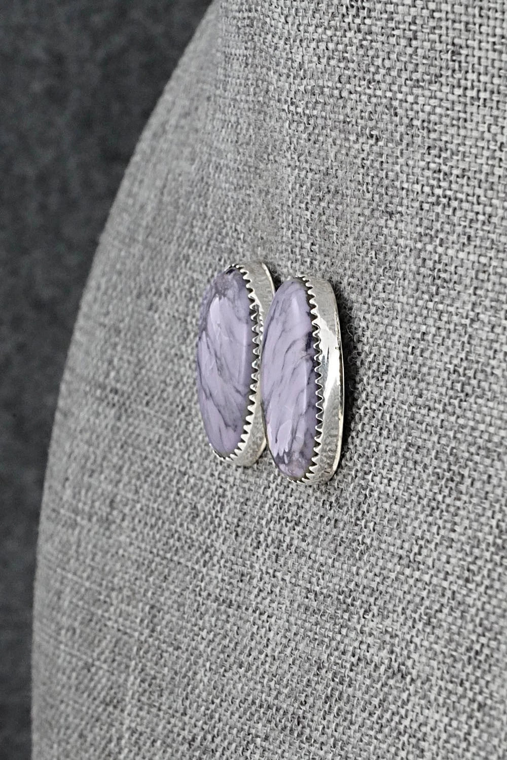 Morado & Sterling Silver Earrings - Murray Hannaweeka