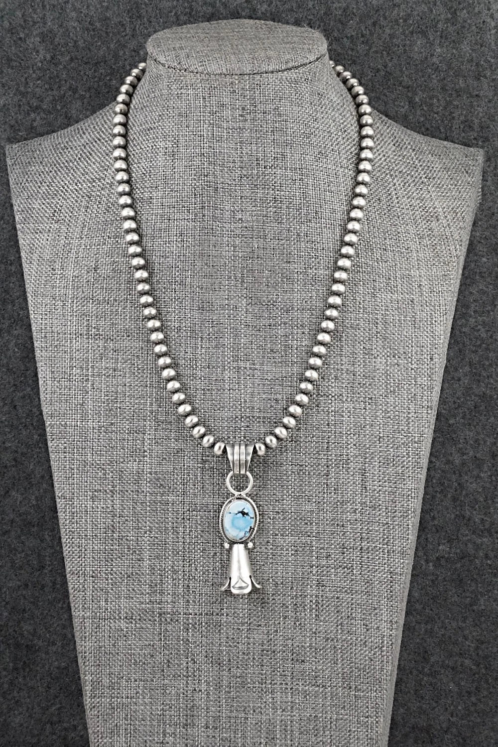 Turquoise & Sterling Silver Necklace - Sharon McCarthy