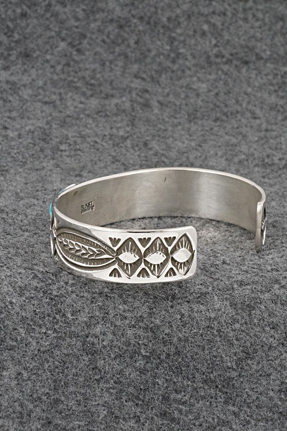 Turquoise & Sterling Silver Bracelet - Arnold Blackgoat