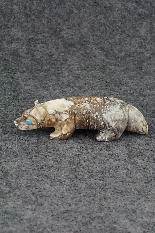 Badger Zuni Fetish Carving - Ronnie Lunasee