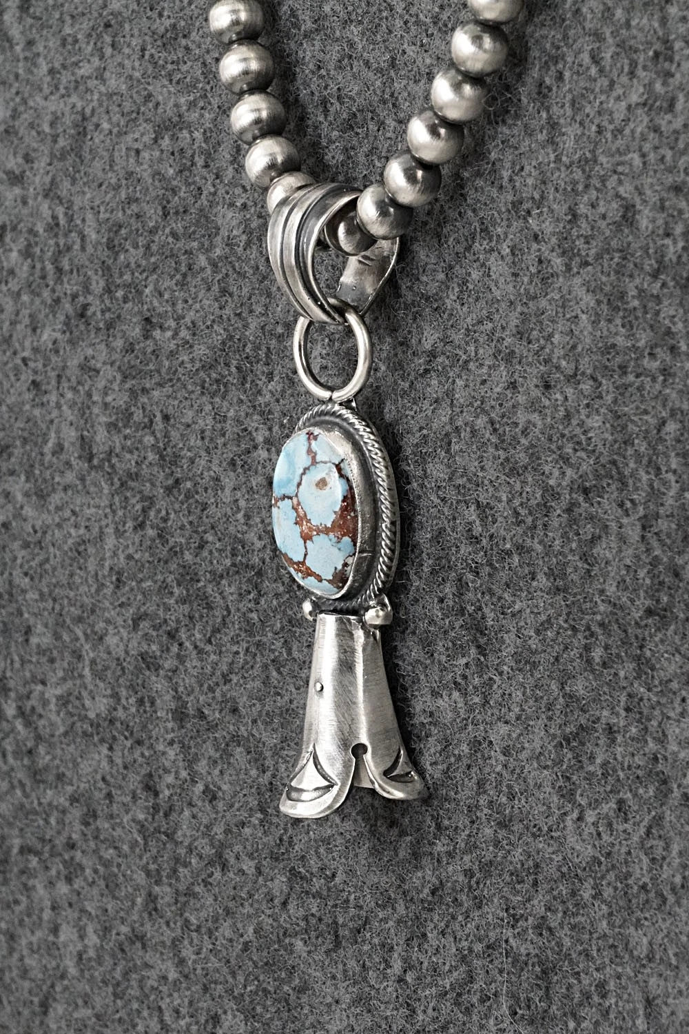 Turquoise & Sterling Silver Necklace - Sharon McCarthy