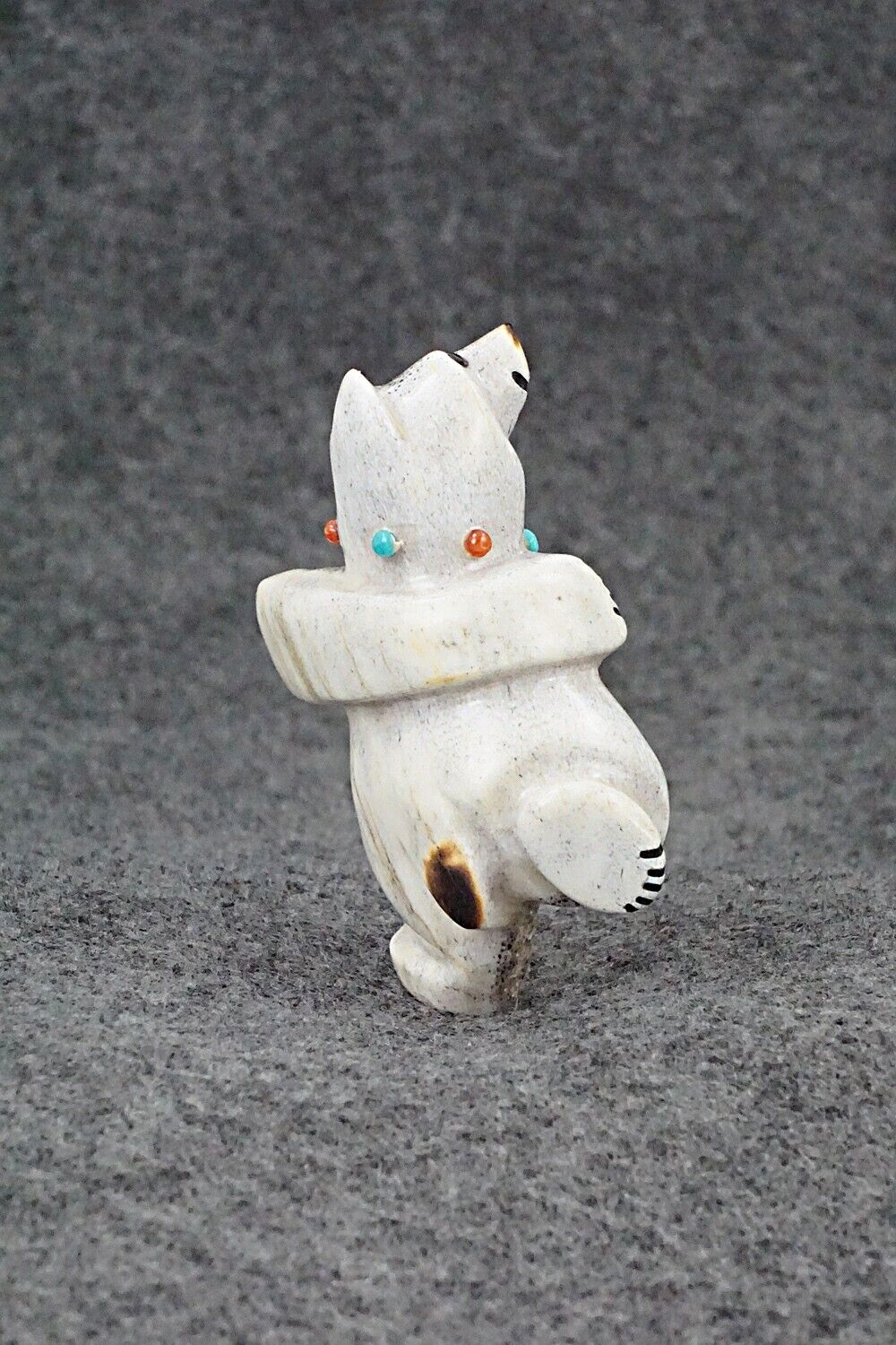 Dancing Bear Zuni Fetish Carving - Claudia Peina