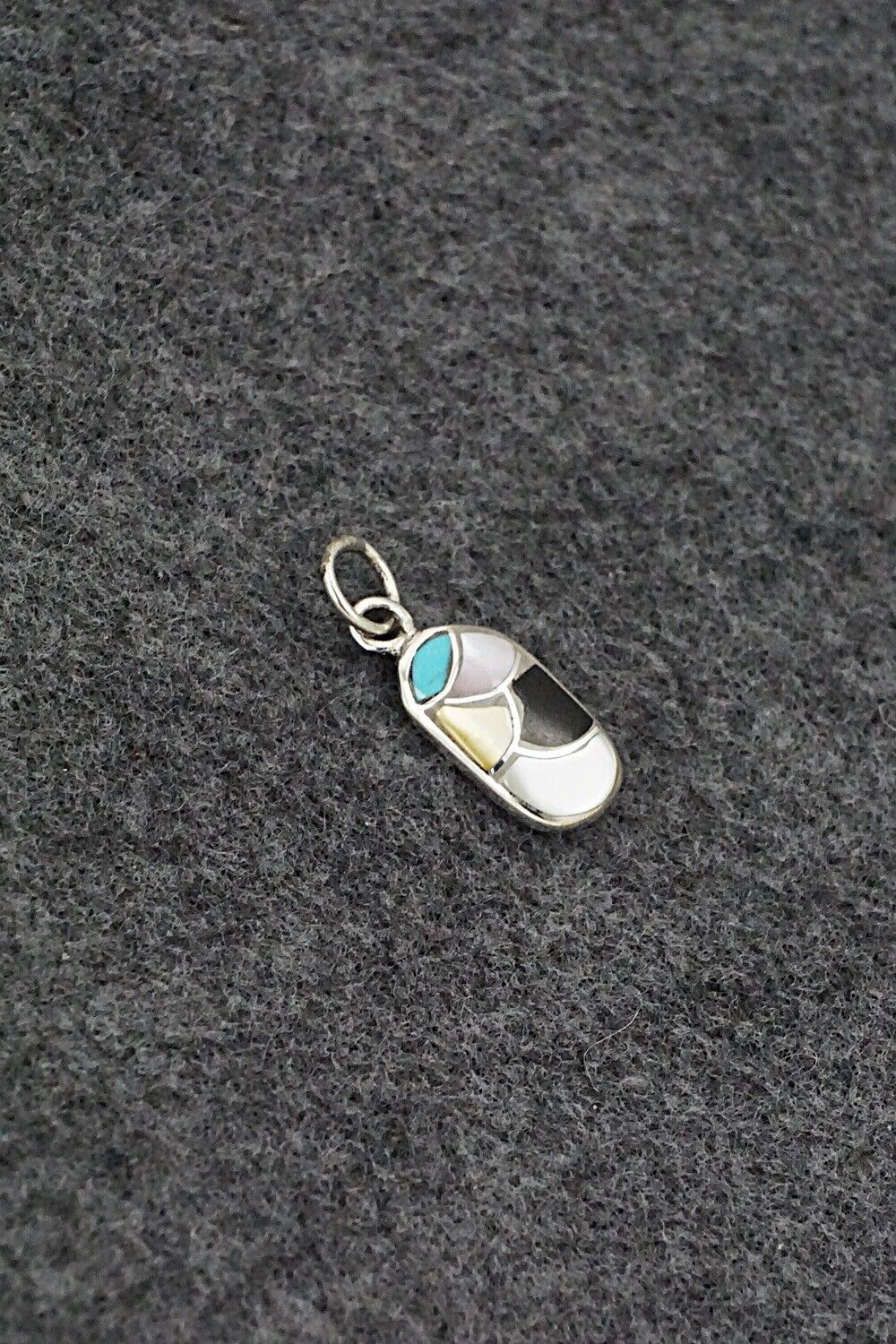 Multi-Stone & Sterling Silver Pendant - Orena Leekya