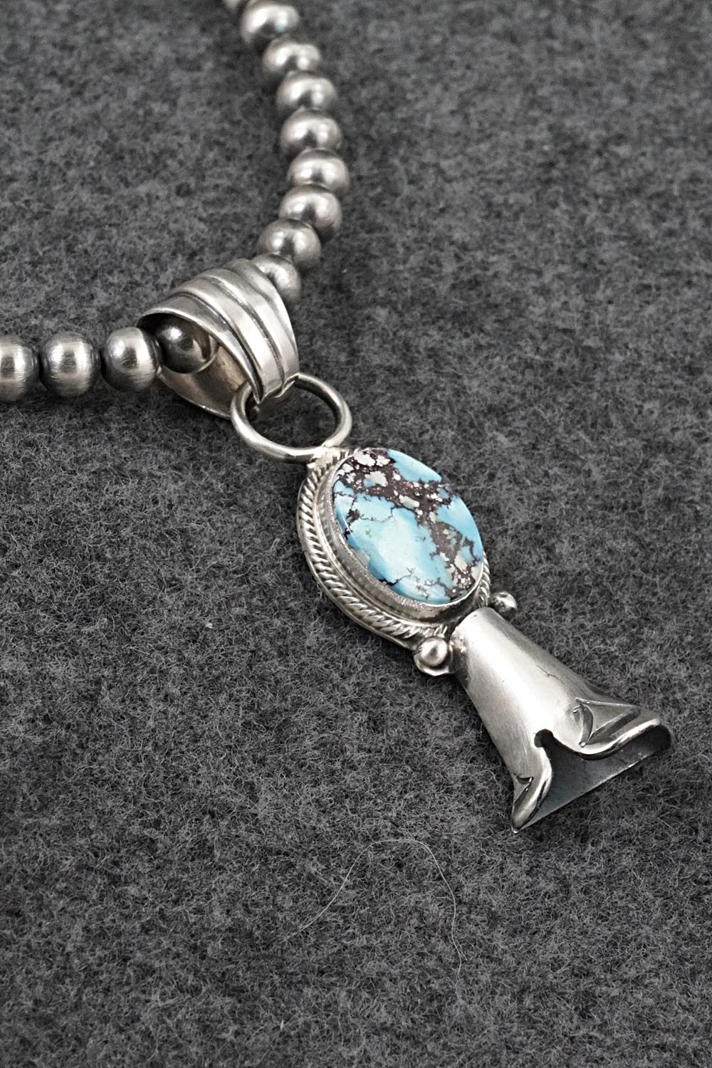 Turquoise & Sterling Silver Necklace - Sharon McCarthy