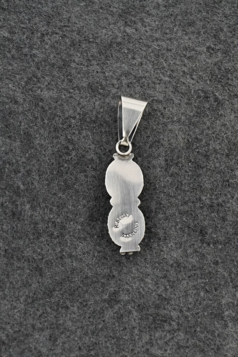 Turquoise & Sterling Silver Pendant - Rena Begay