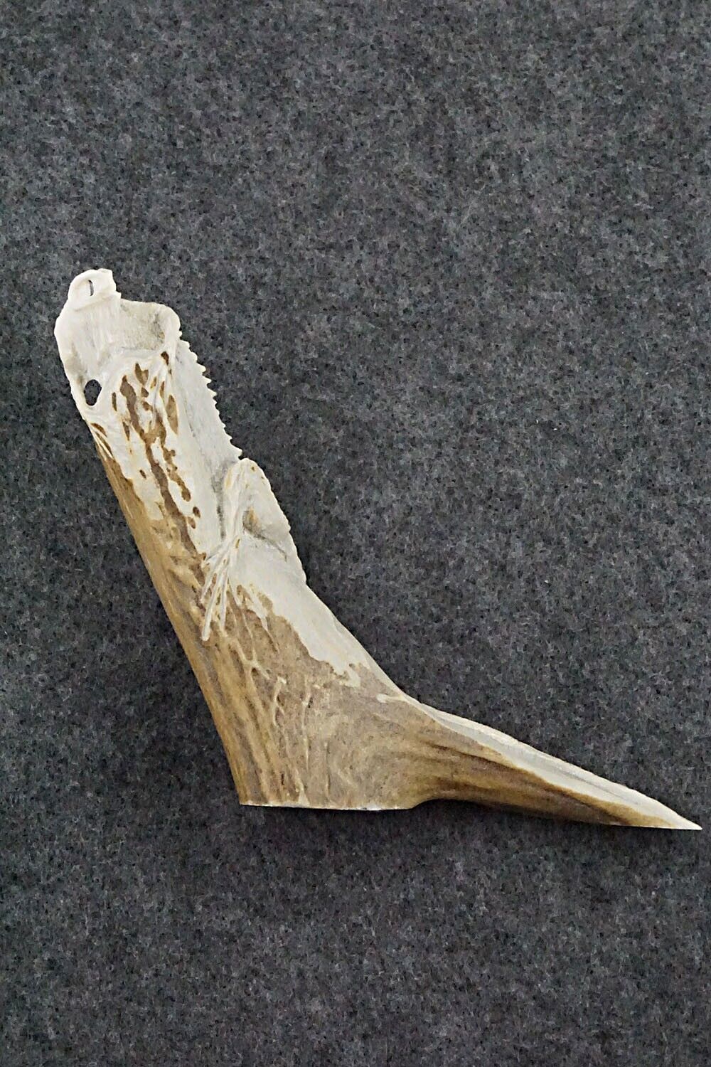 Iguana Zuni Fetish Carving - Lewis Malie Jr.