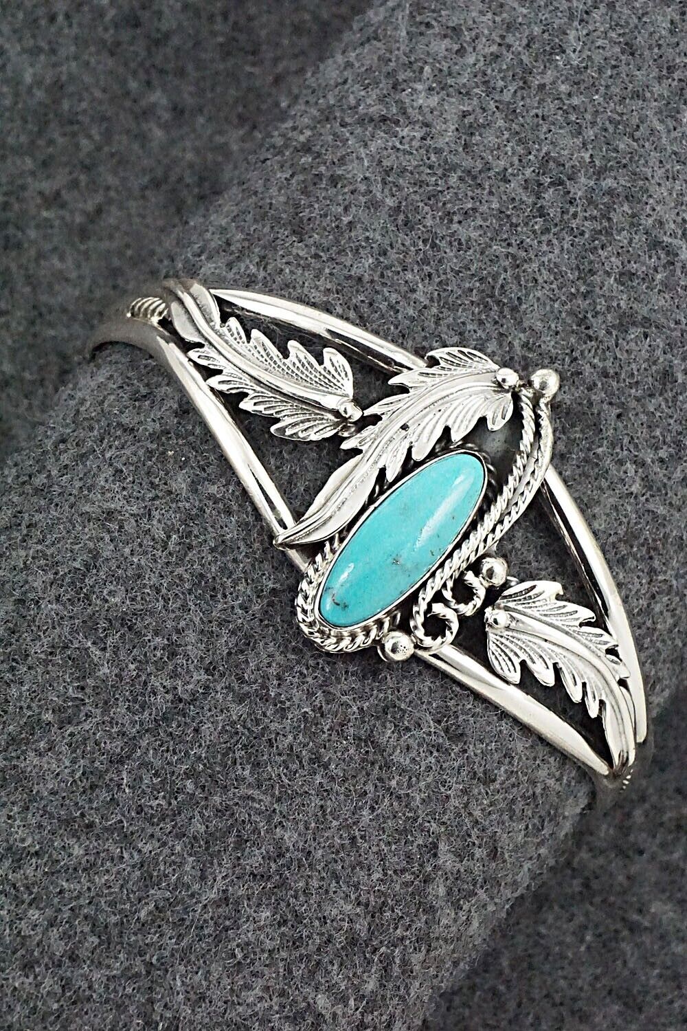 Turquoise & Sterling Silver Bracelet - Andrew Vandever