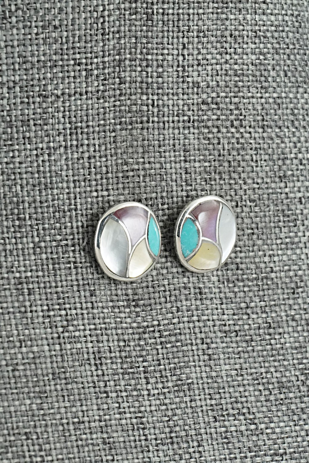Multi-Stone & Sterling Silver Earrings - Orena Leekya