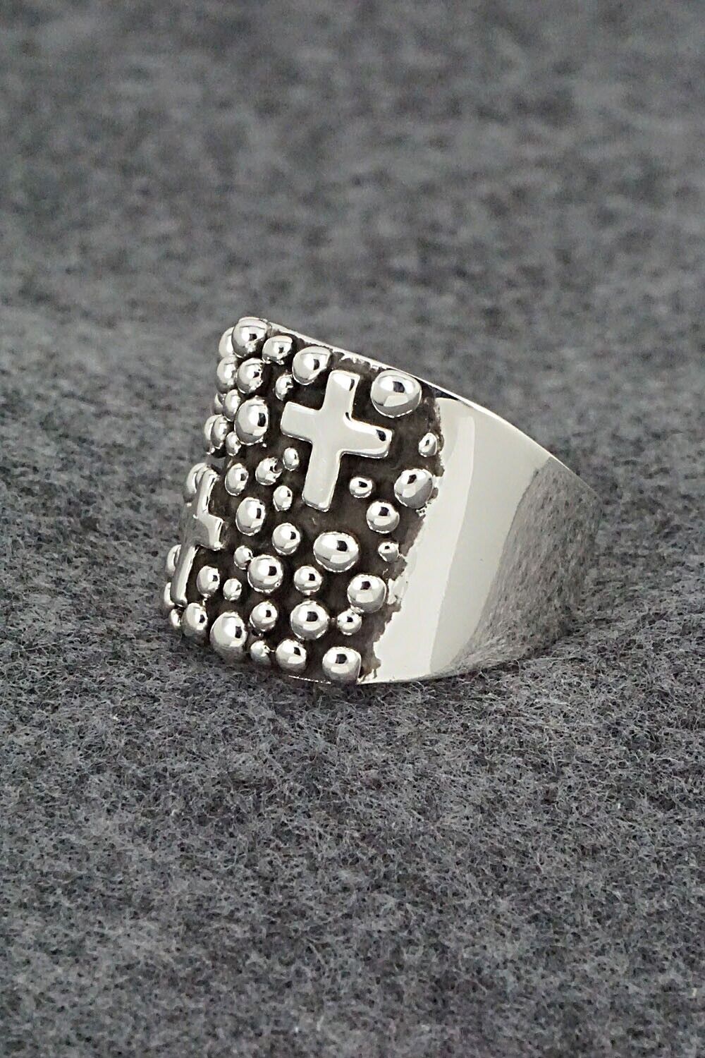 Sterling Silver Ring - Raymond Coriz - Size 9.5