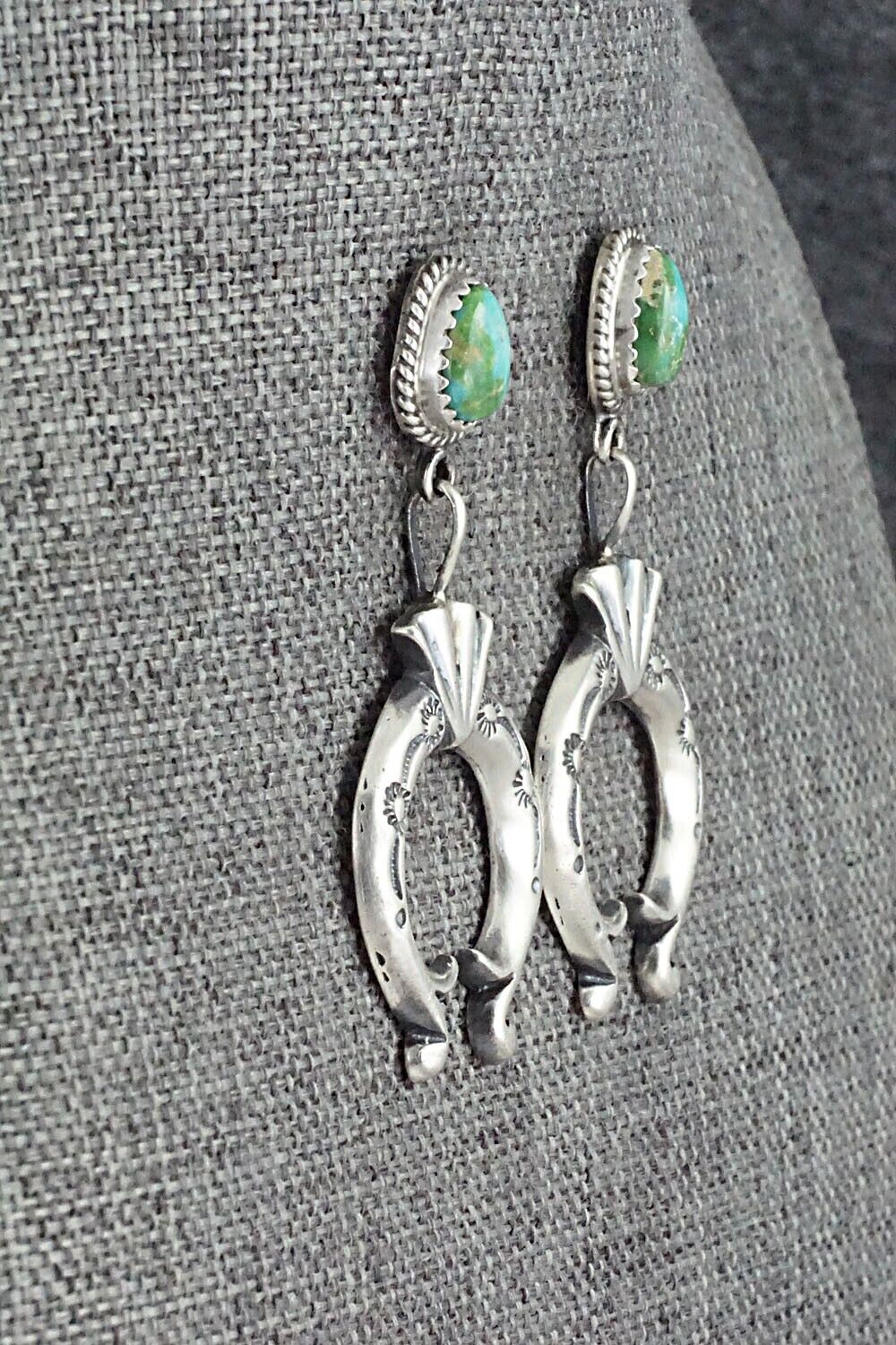 Turquoise & Sterling Silver Earrings - Paige Gordon