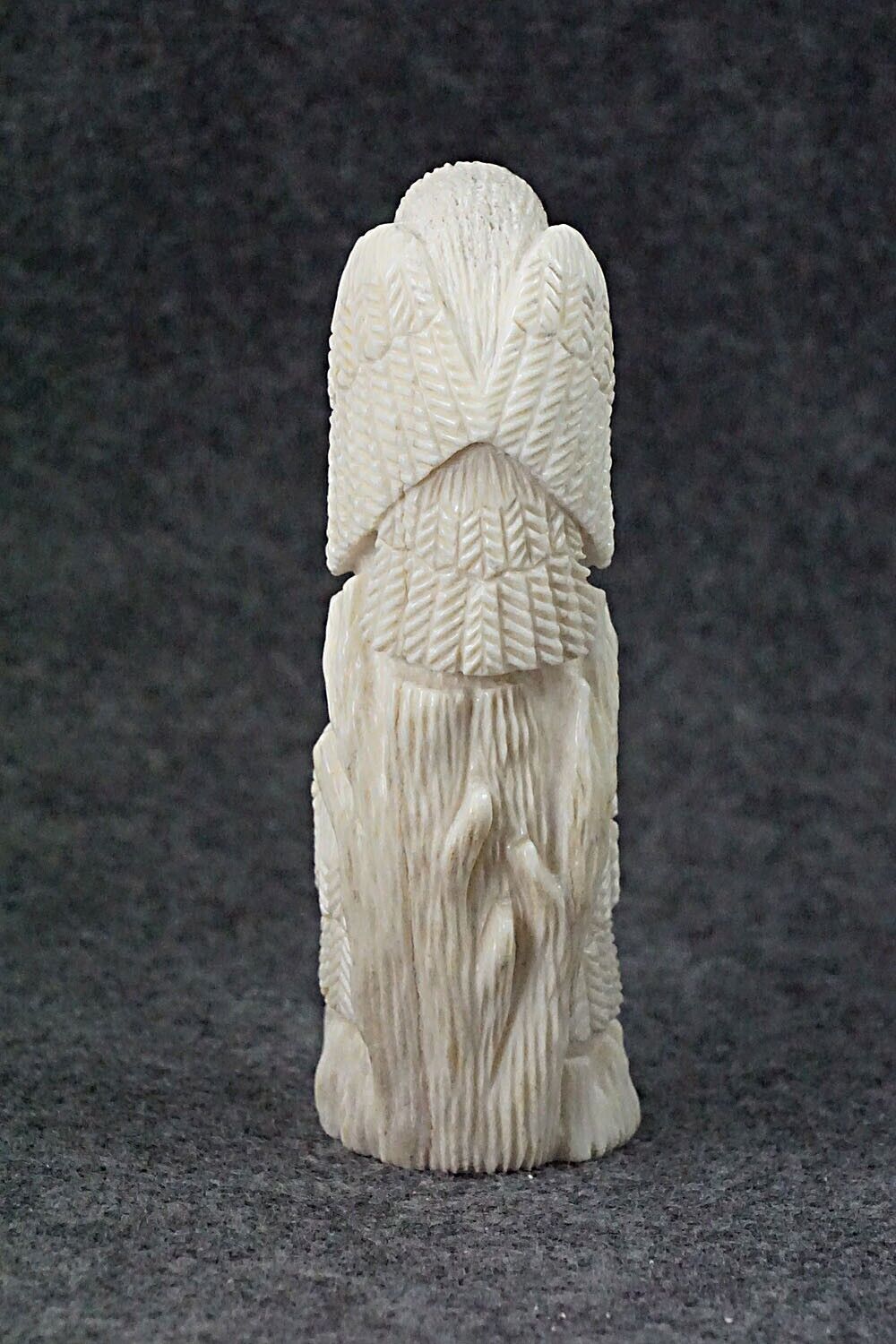 Owls & Rattlesnake Zuni Fetish Carving - Destry Siutza