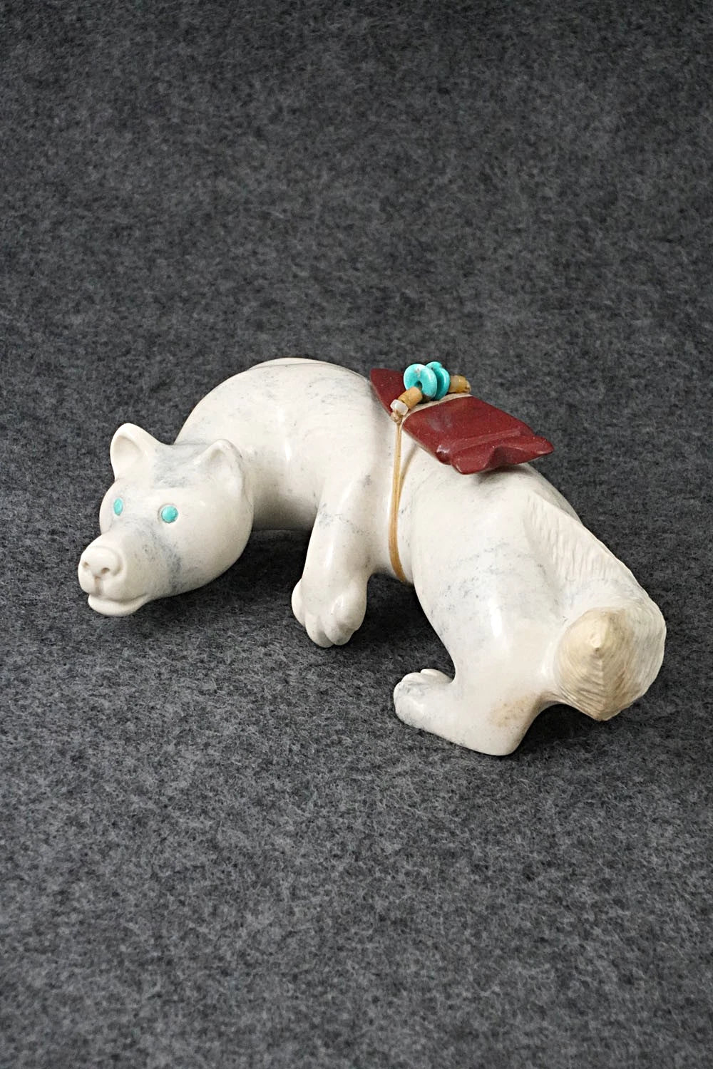 Wolf Zuni Fetish Carving - Albert Eustace
