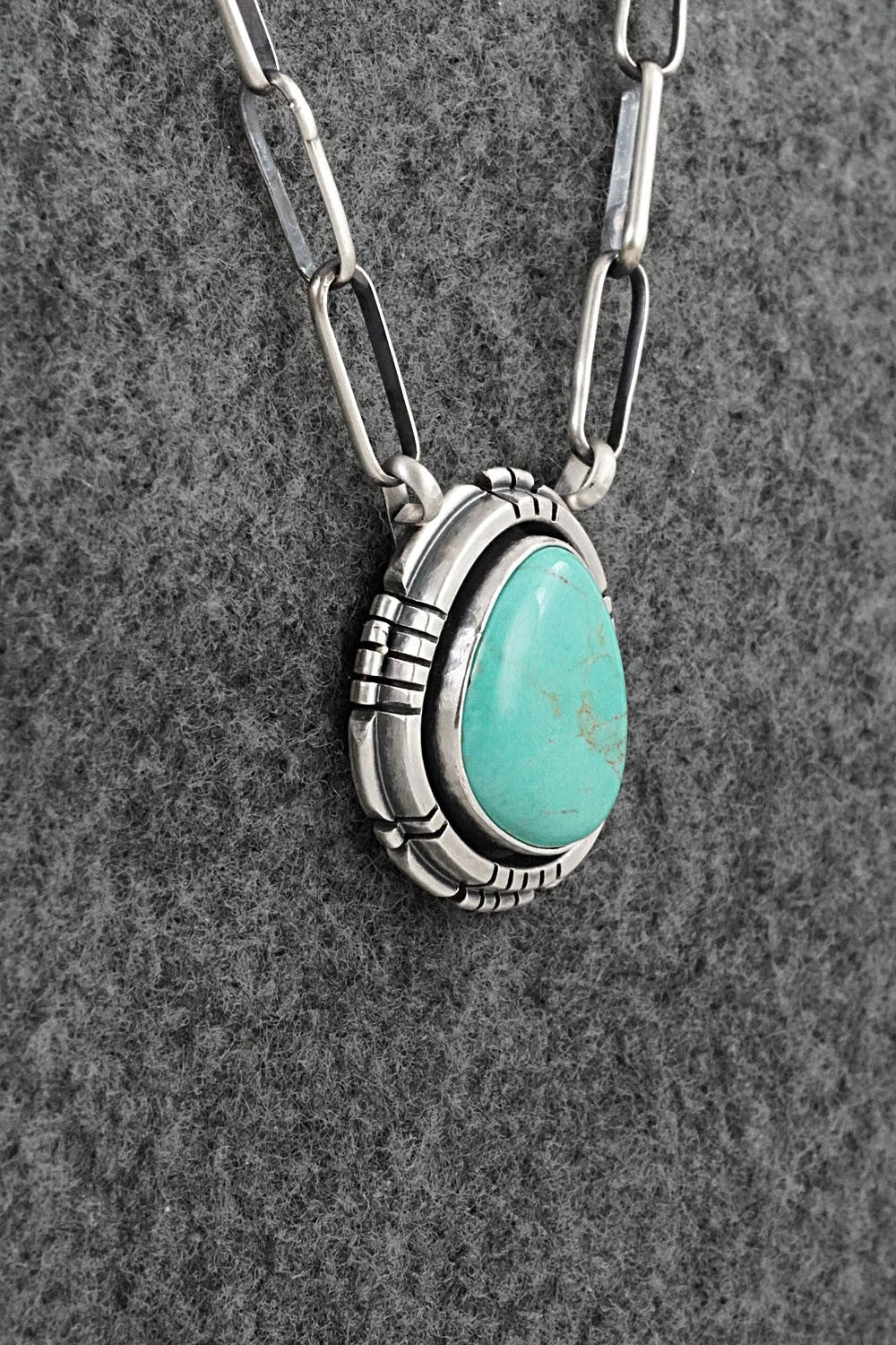 Turquoise & Sterling Silver Necklace - Daniel Benally