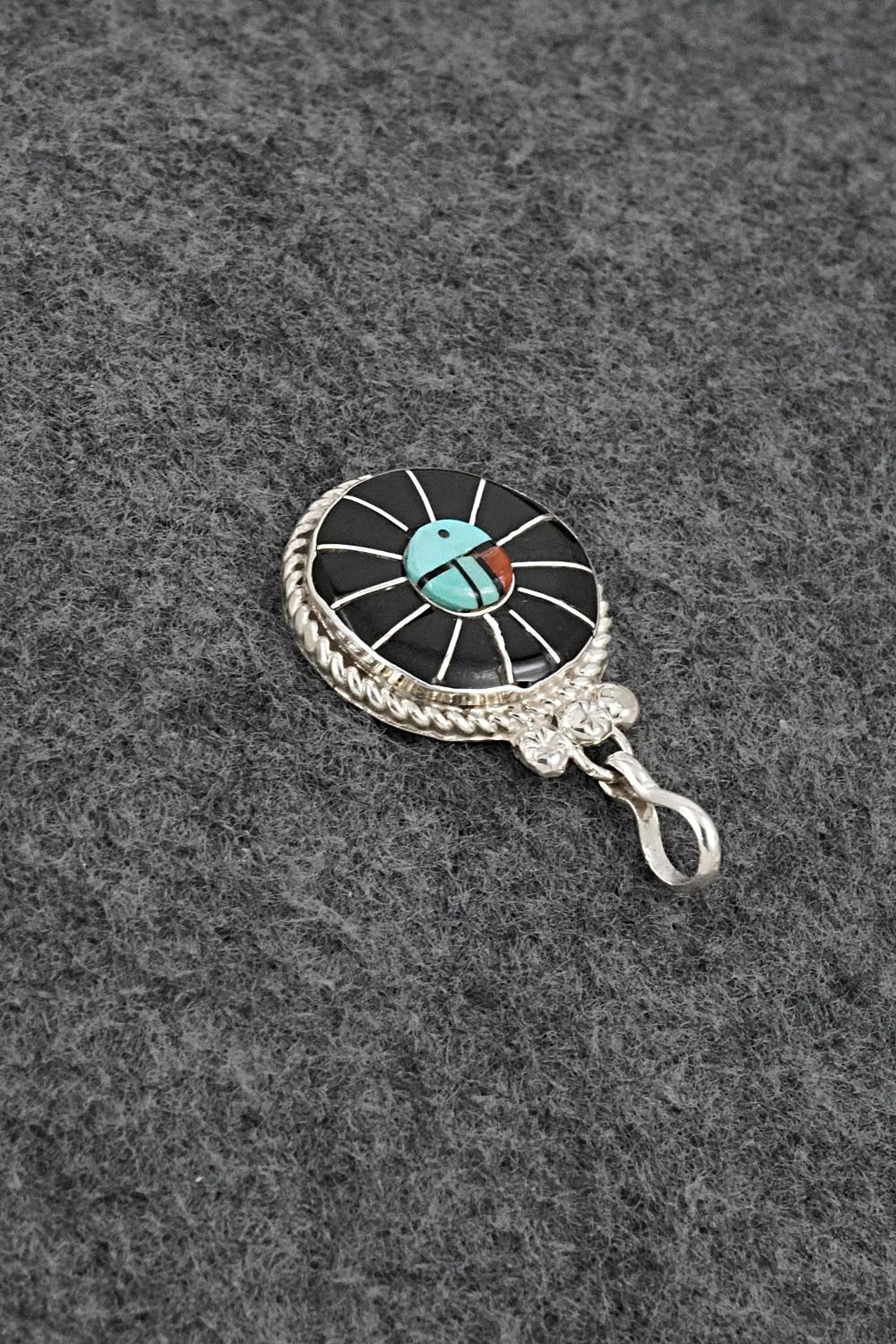 Multi-Stone & Sterling Silver Pendant - Ola Eriacho