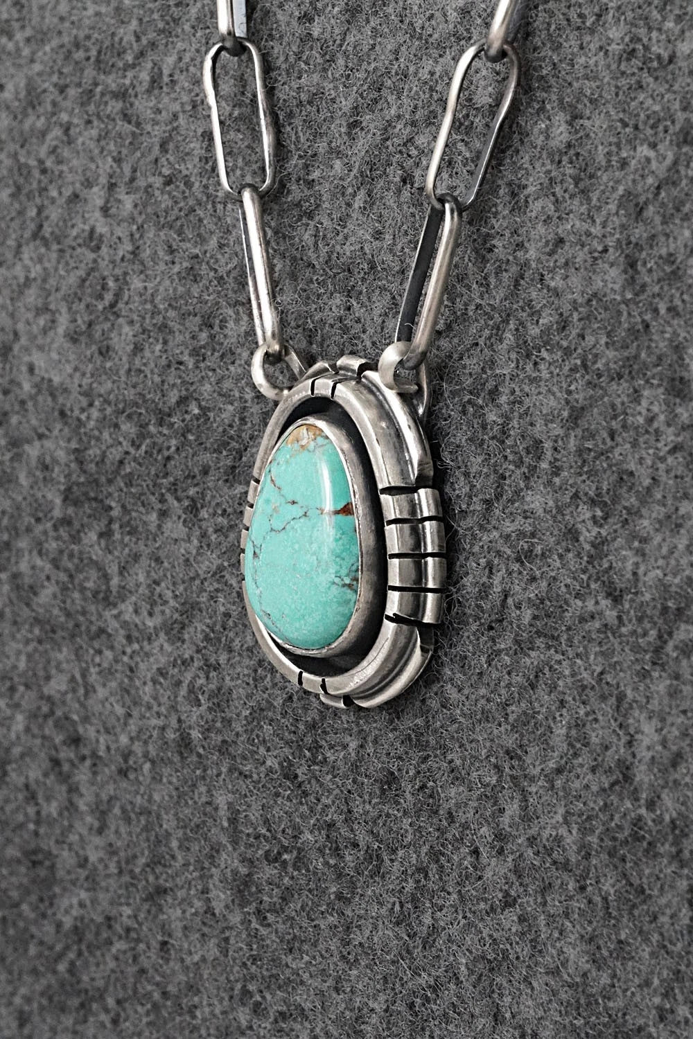 Turquoise & Sterling Silver Necklace - Daniel Benally