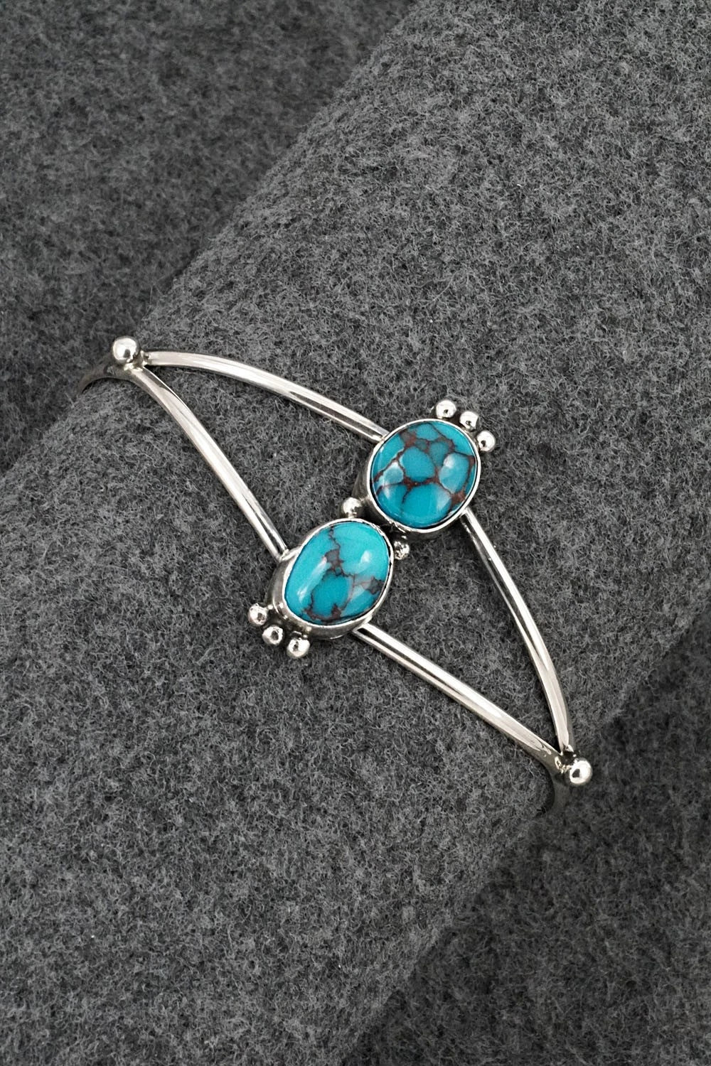Turquoise & Sterling Silver Bracelet - Rena Begay