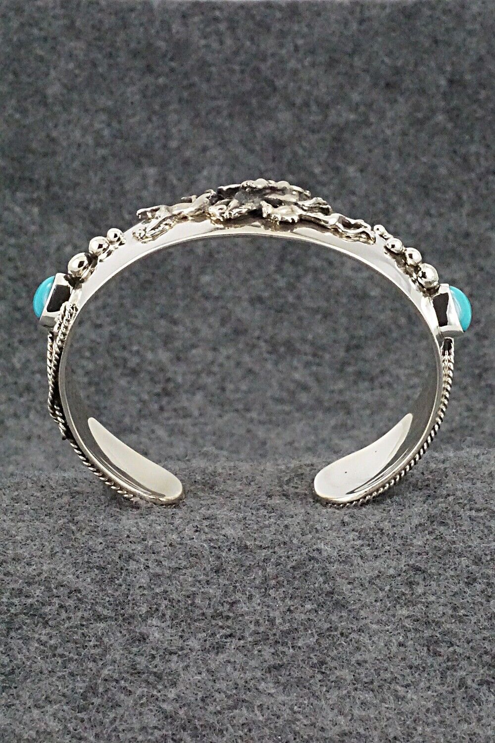 Turquoise & Sterling Silver Bracelet - Bobby Platero