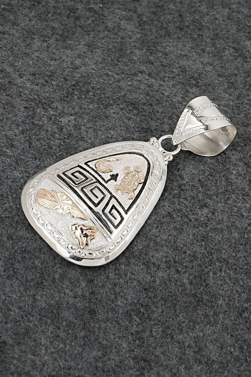Sterling Silver & Gold Fill Pendant - Allison Manulito