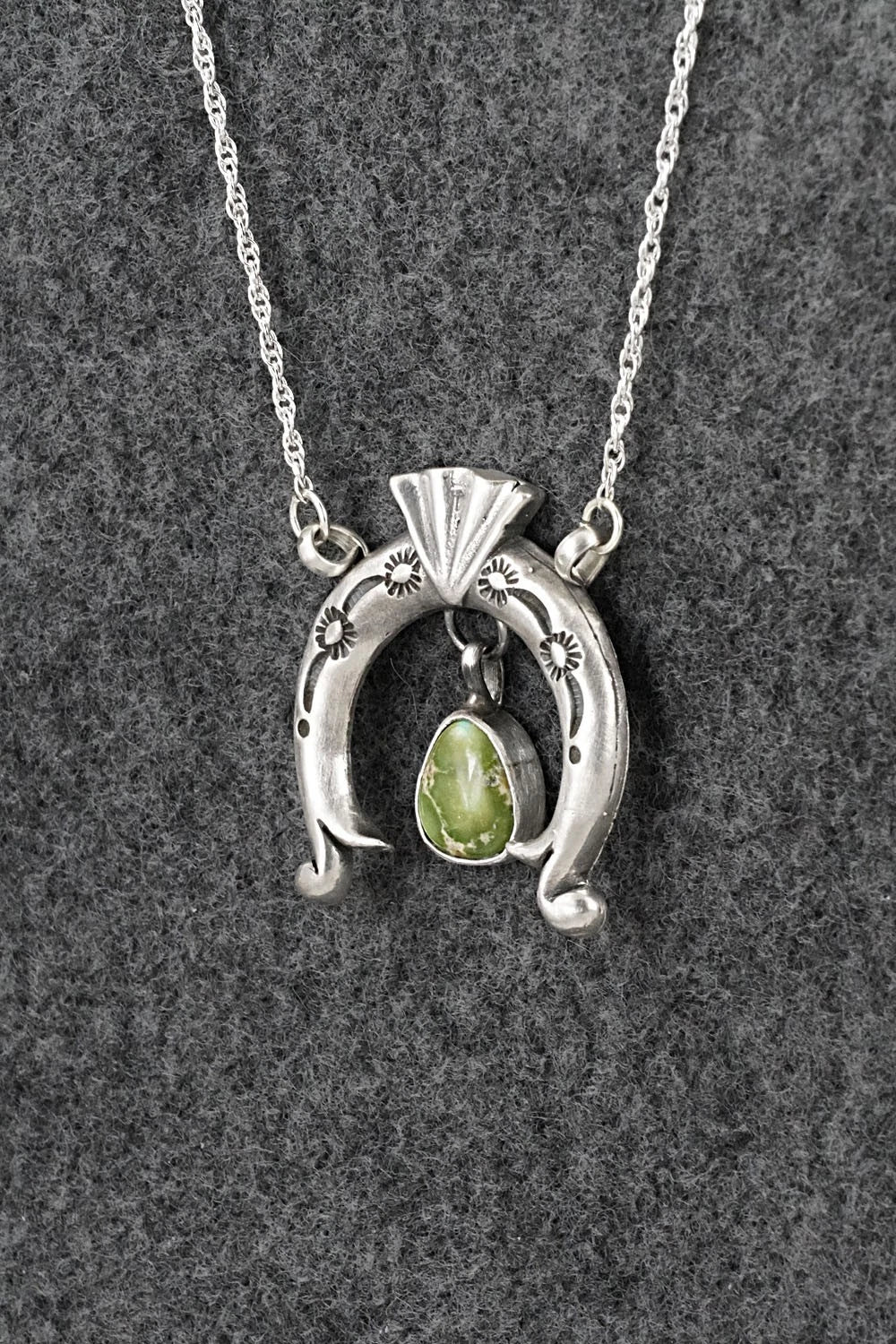 Turquoise & Sterling Silver Necklace - Gary Shorty