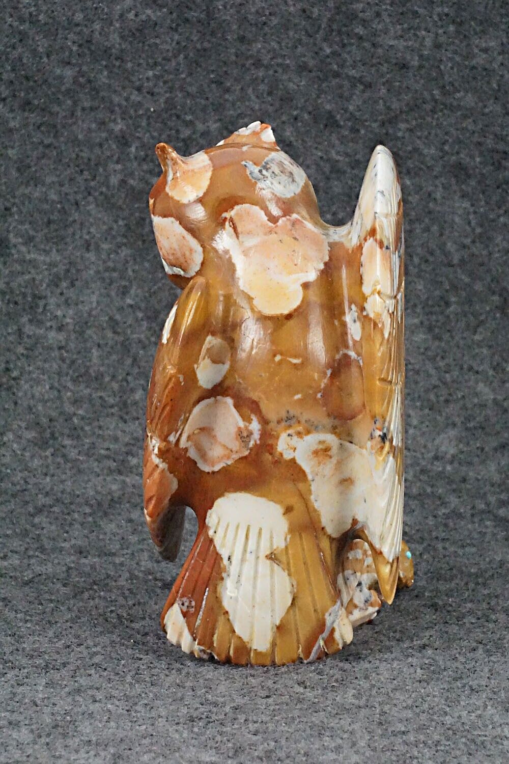 Owl Zuni Fetish Carving - Albert Eustace