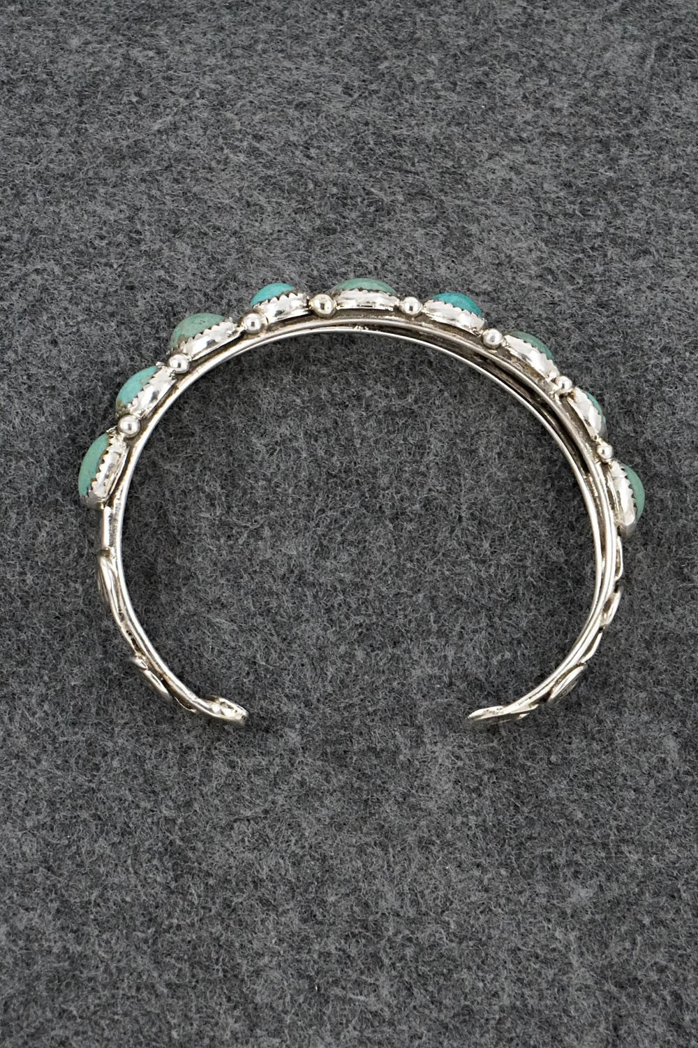 Turquoise & Sterling Silver Bracelet - Priscilla Reeder