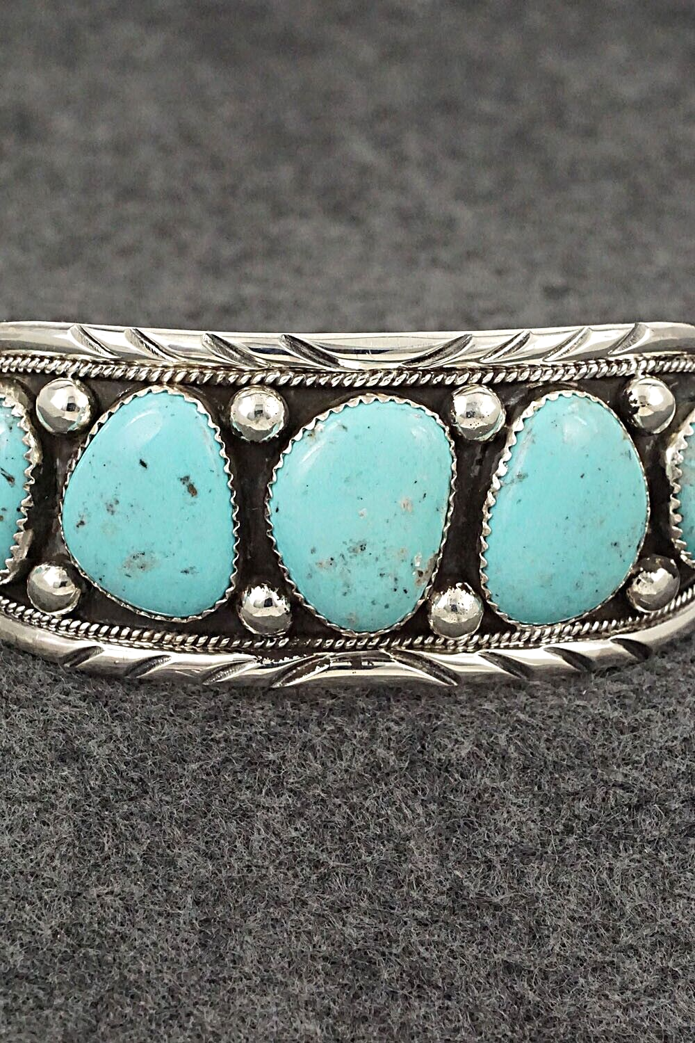 Turquoise & Sterling Silver Bracelet - Davey Morgan