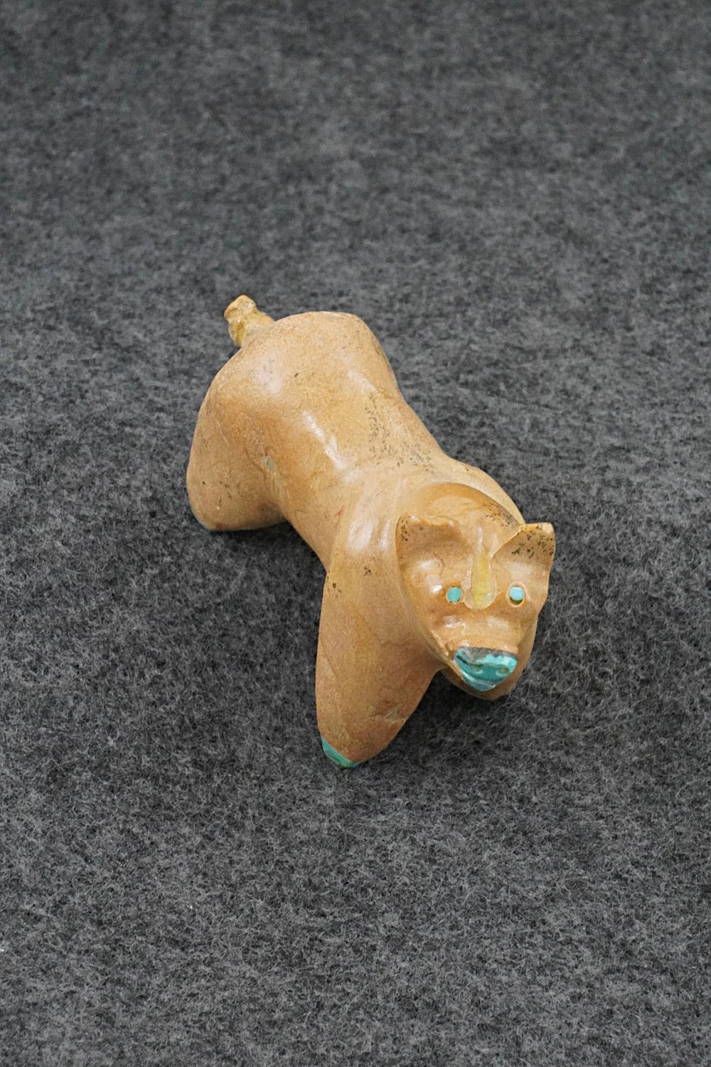 Pig Zuni Fetish Carving - Freddie Leekya
