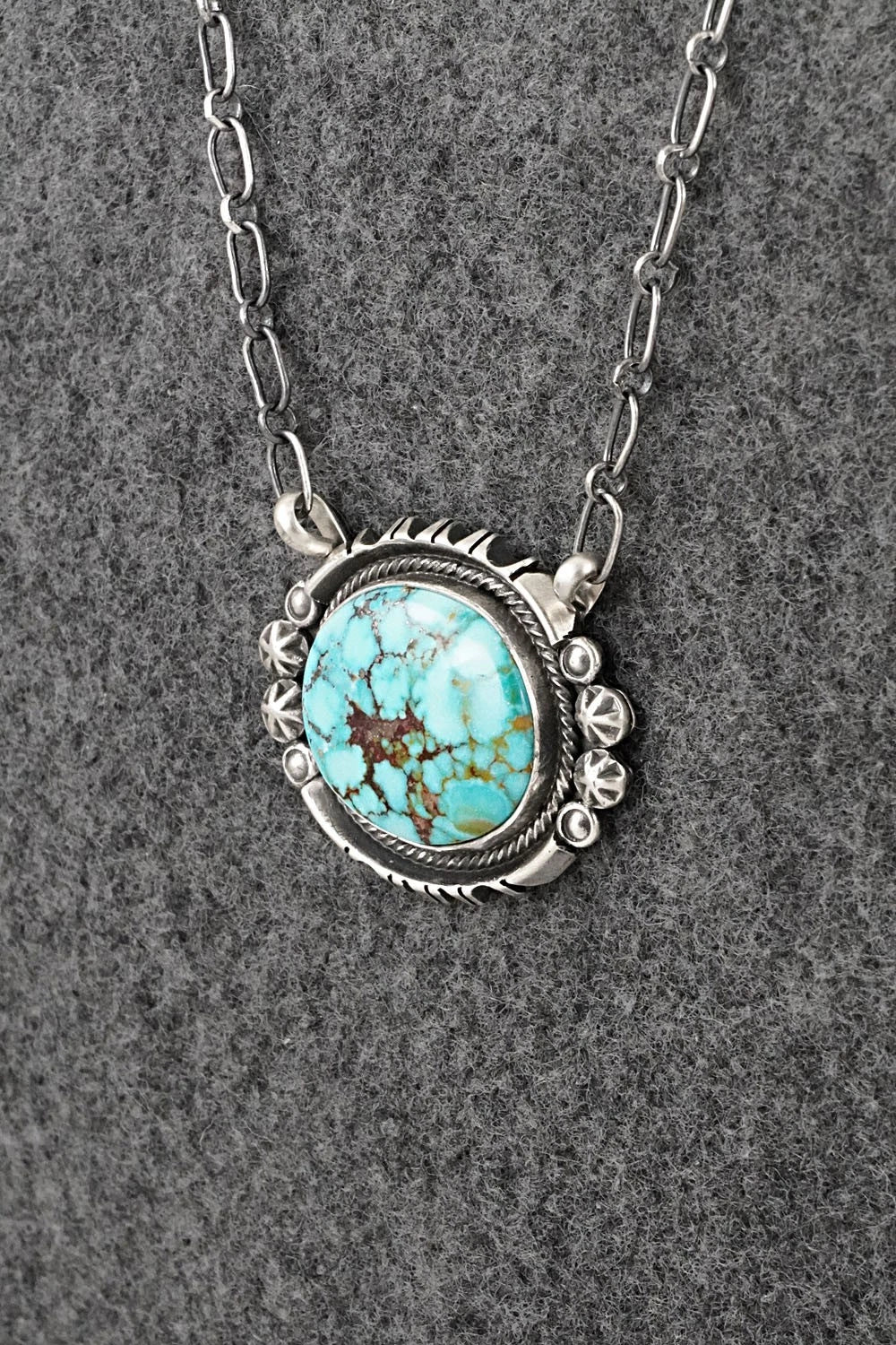 Turquoise & Sterling Silver Necklace - Marita Benally