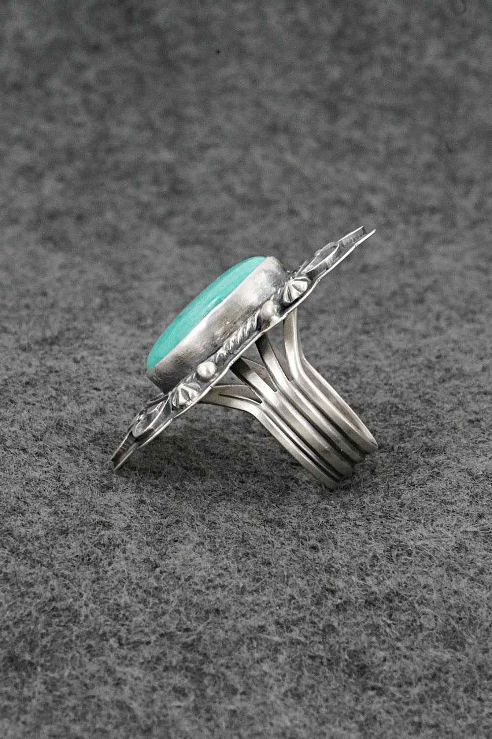 Turquoise & Sterling Silver Ring - Randy Boyd - Size 6